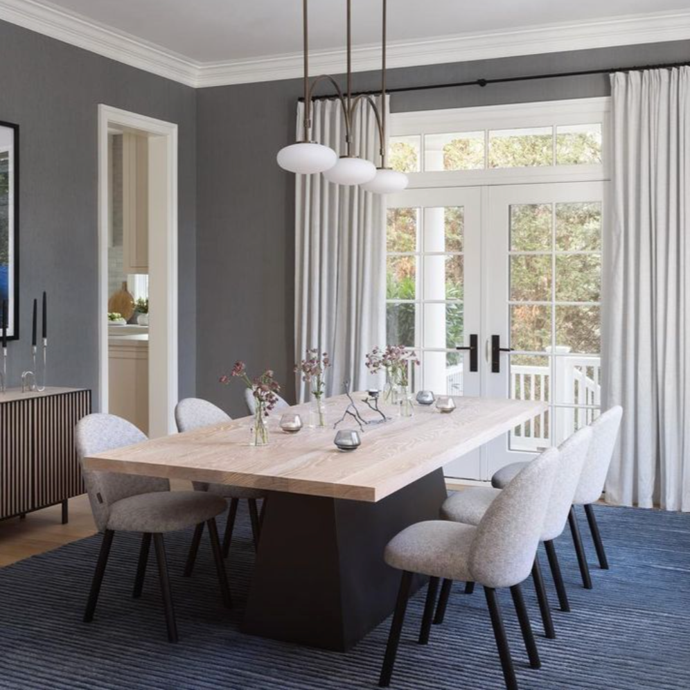 hollis morris brackton table w.oak white black Studio AKInteriors
