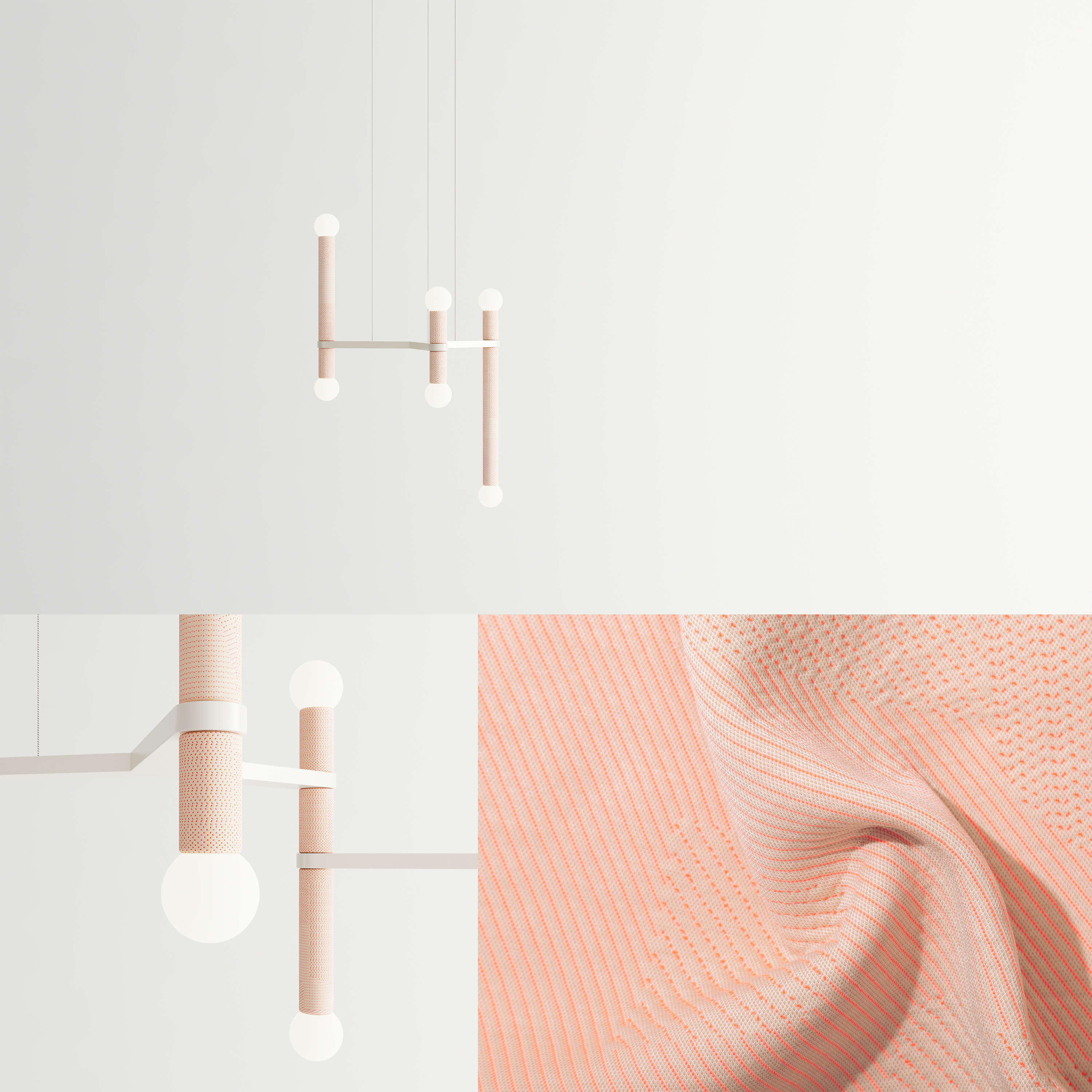 Molecule Chandelier - KNIT series