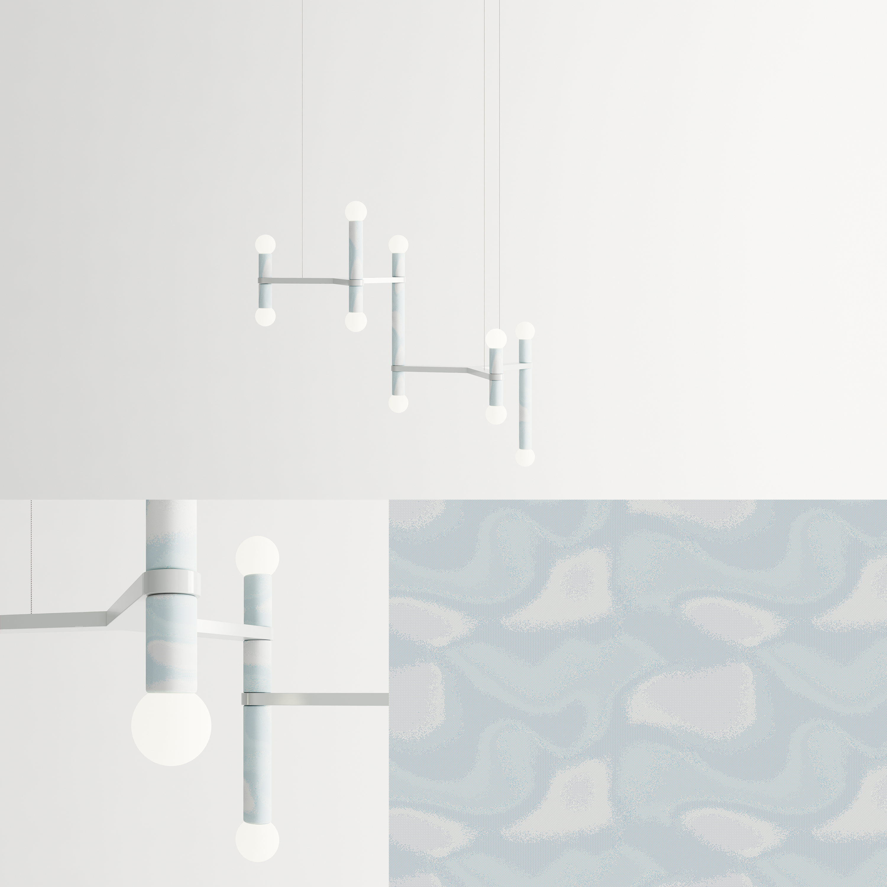 Molecule Chandelier - KNIT series