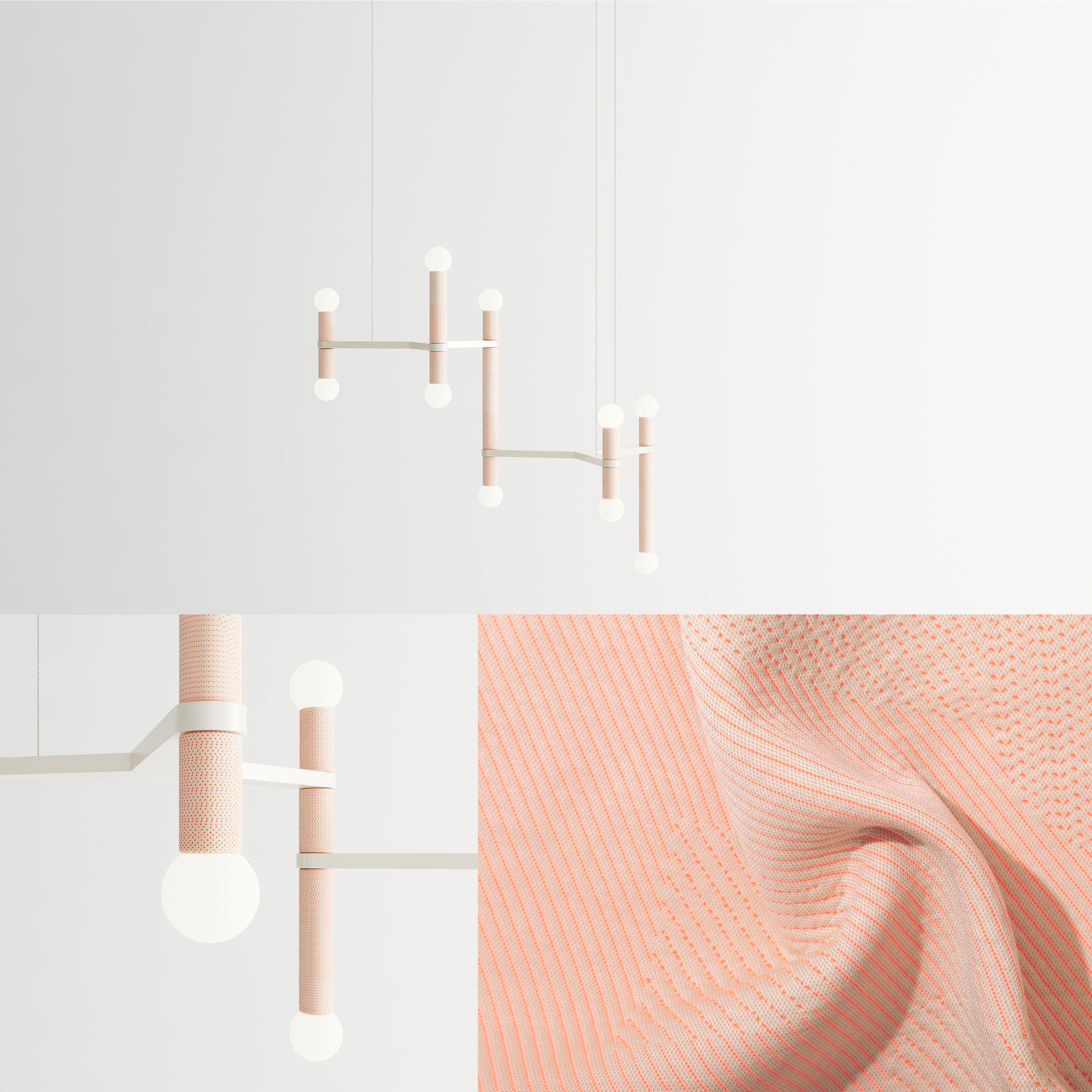 Molecule Chandelier - KNIT series