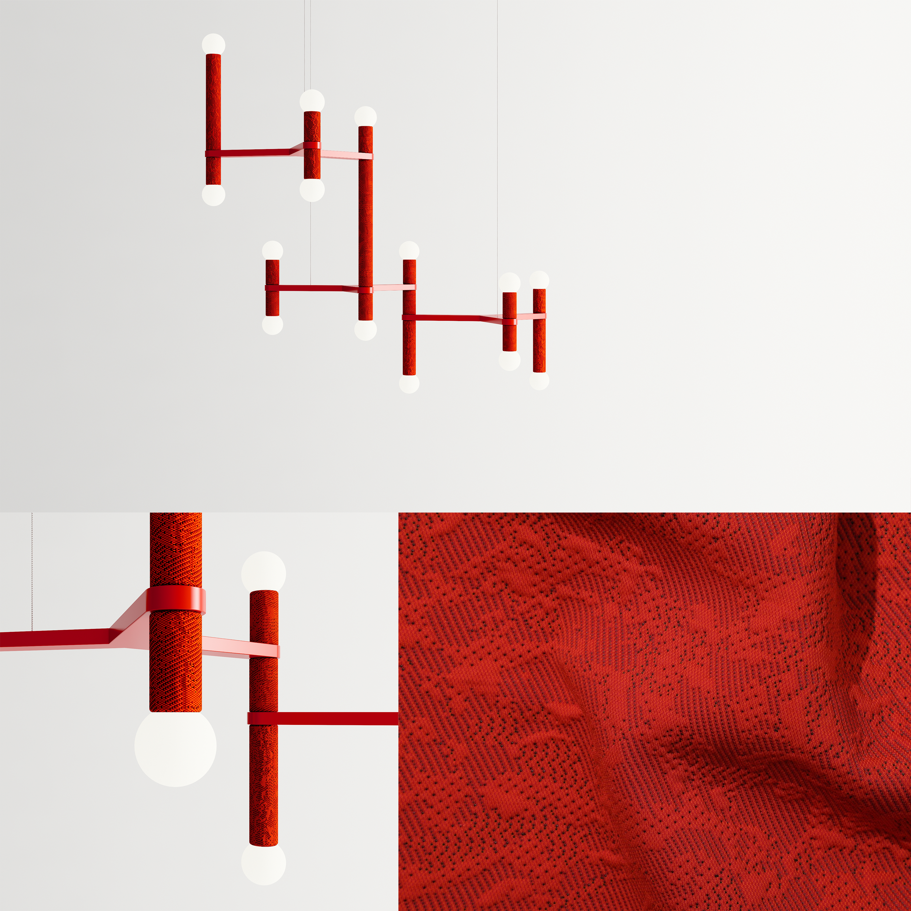 Molecule Chandelier - KNIT series