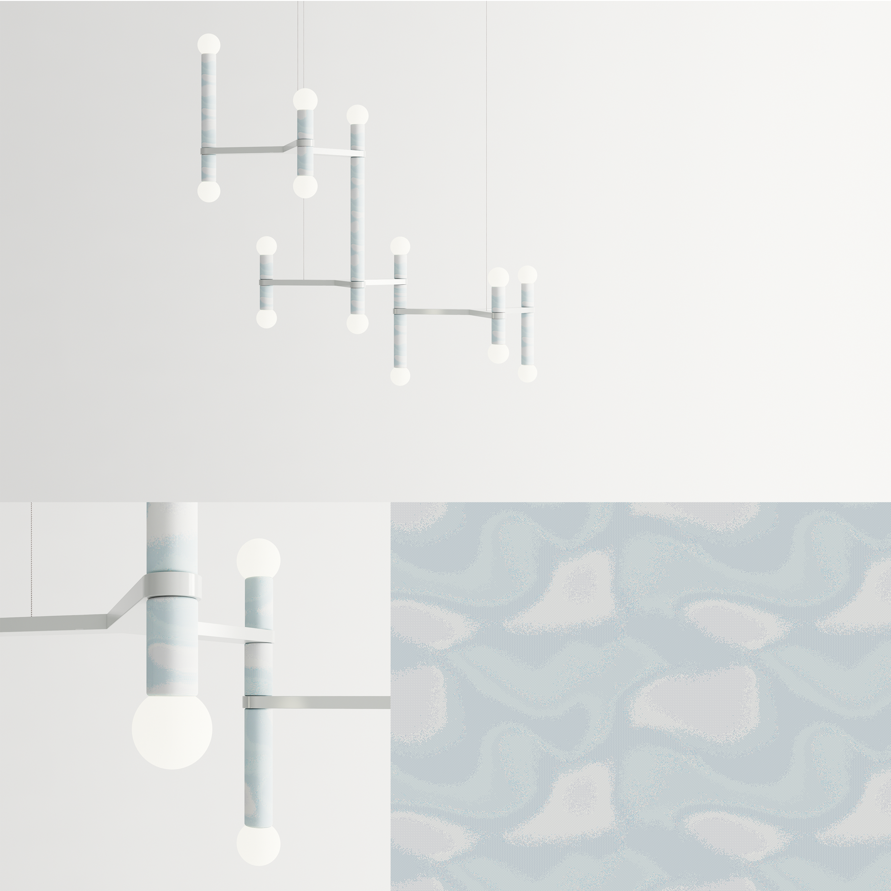 Molecule Chandelier - KNIT series