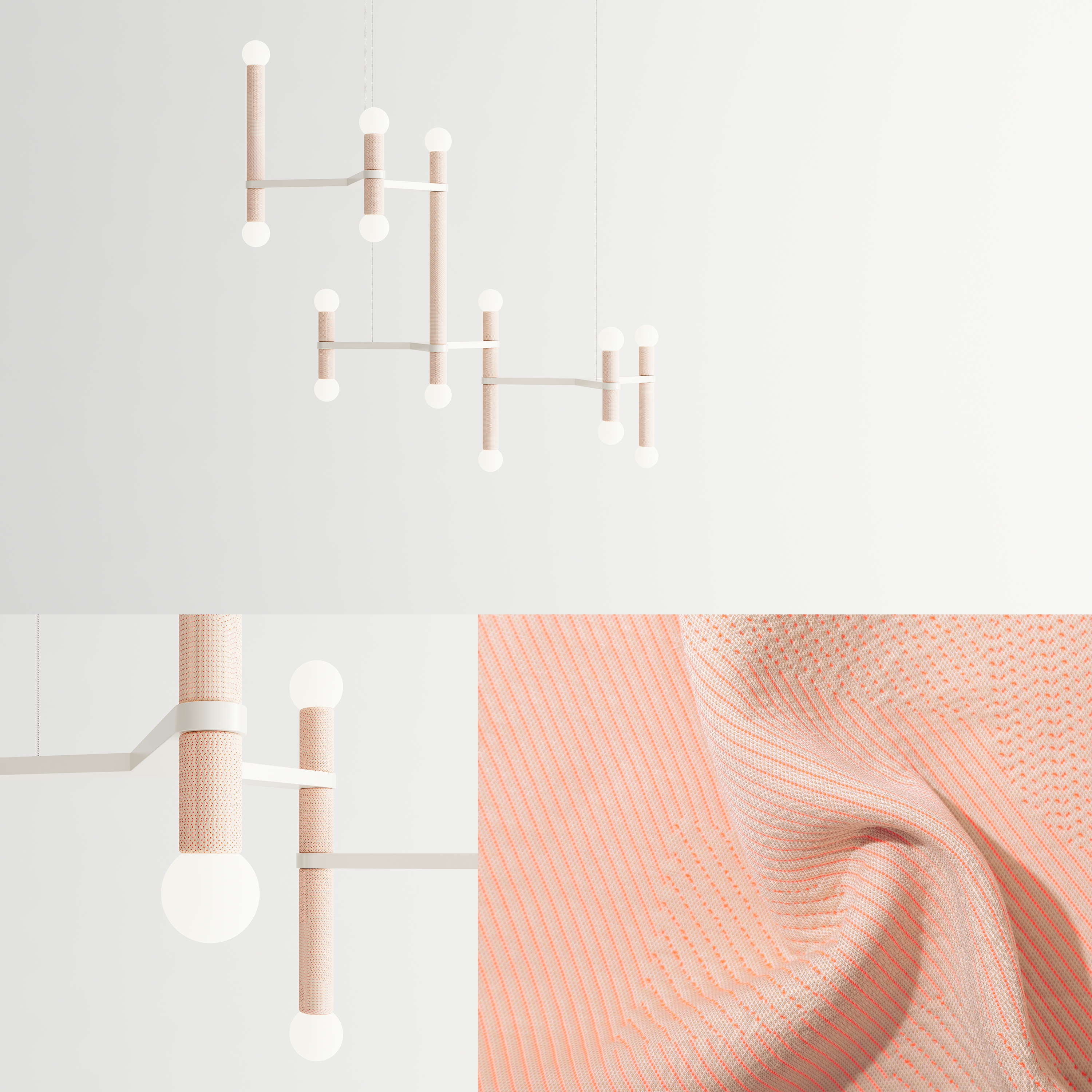 Molecule Chandelier - KNIT series