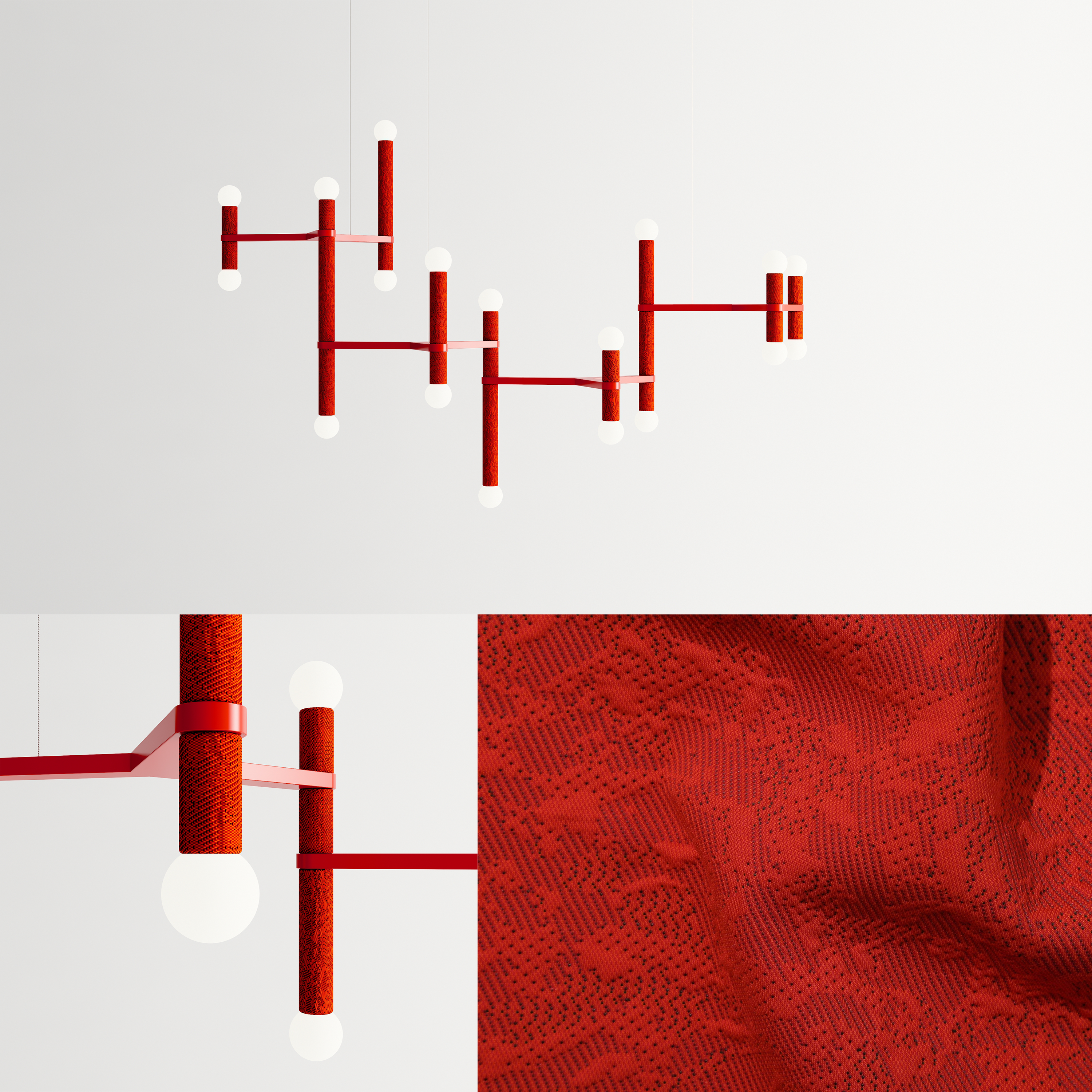 Molecule Chandelier - KNIT series