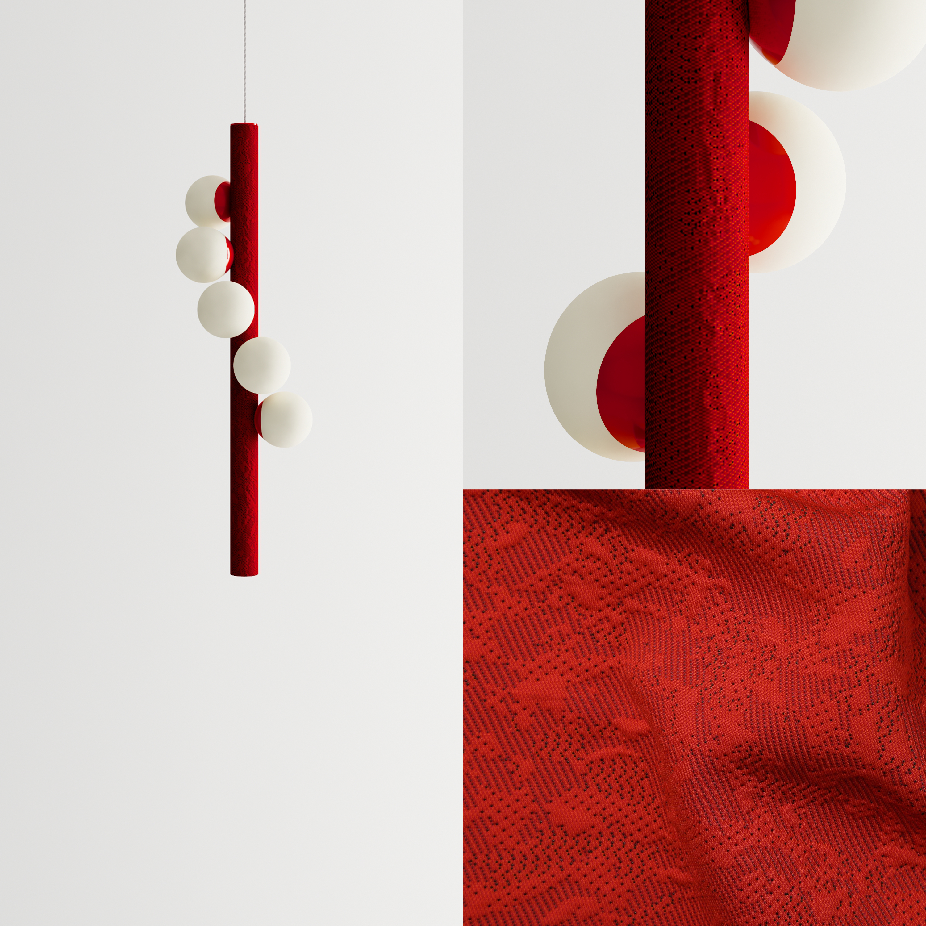 Willow Vertical Pendant - KNIT series