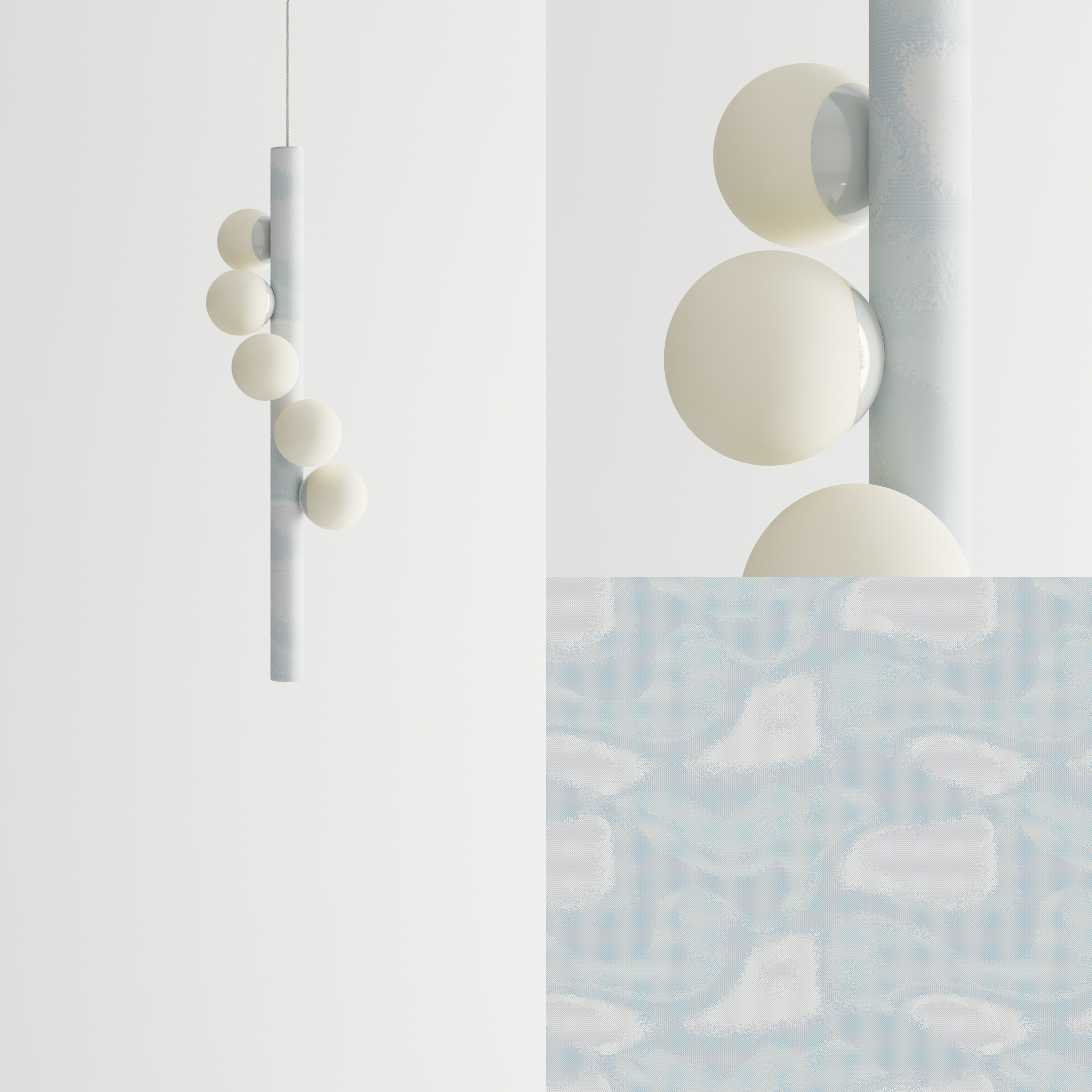 Willow Vertical Pendant - KNIT series