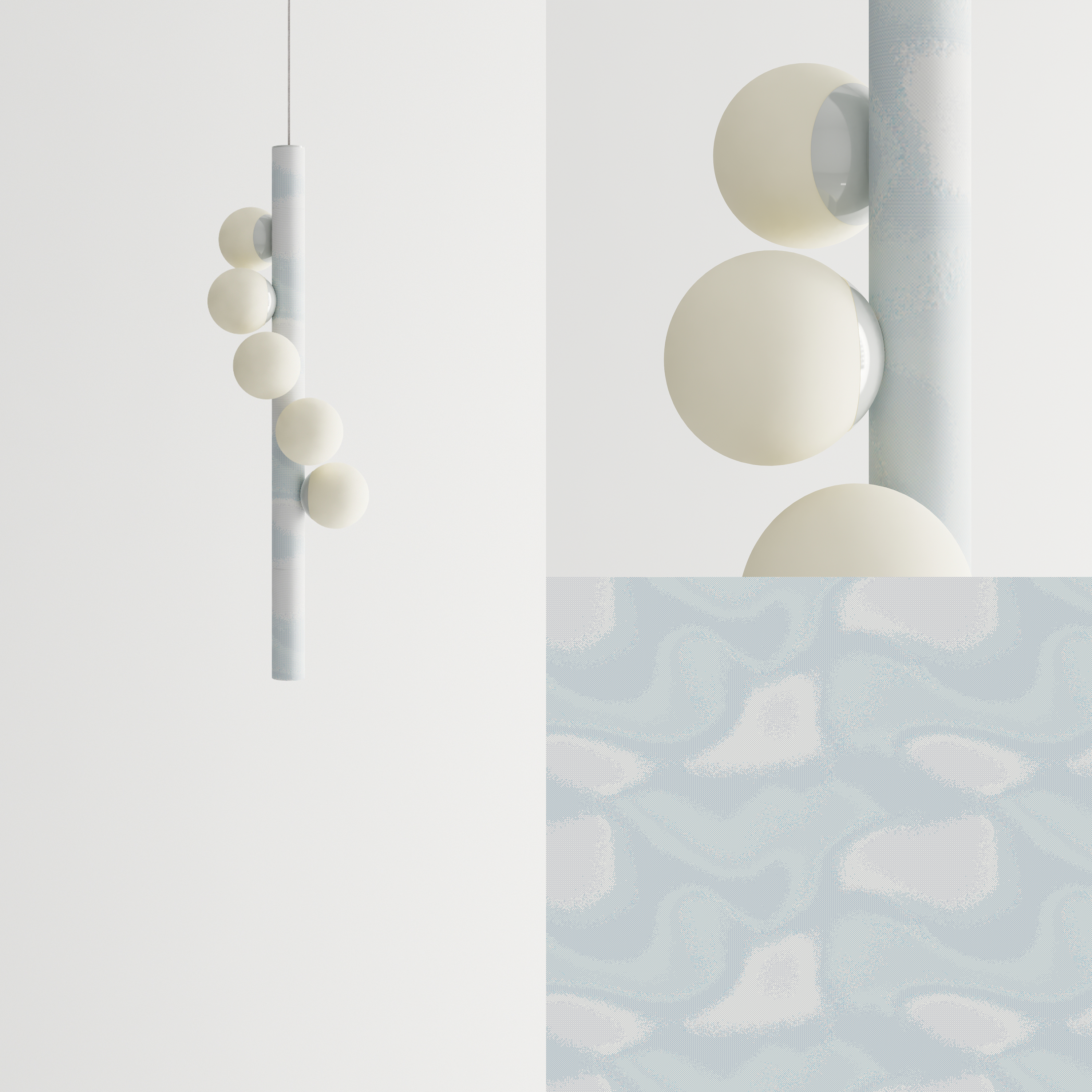 Willow Horizontal Pendant - KNIT series