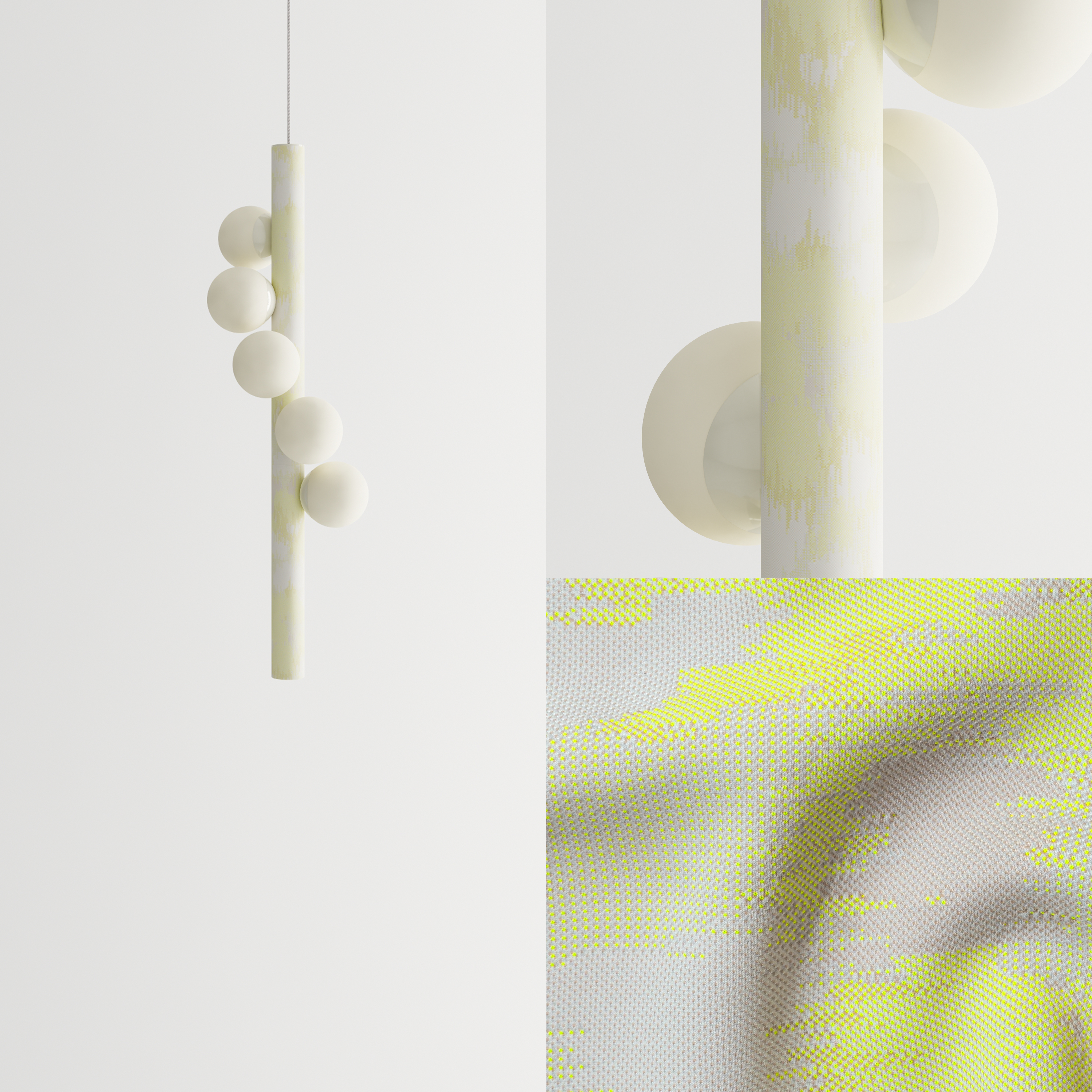 Willow Vertical Pendant - KNIT series