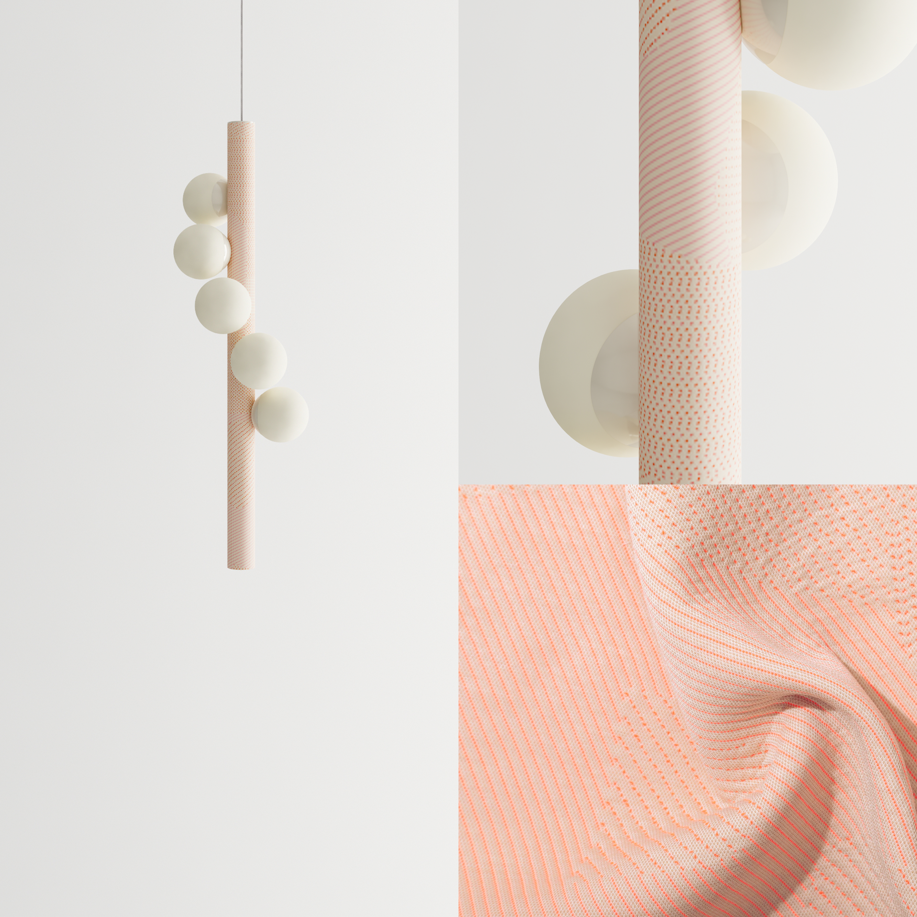 Willow Vertical Pendant - KNIT series