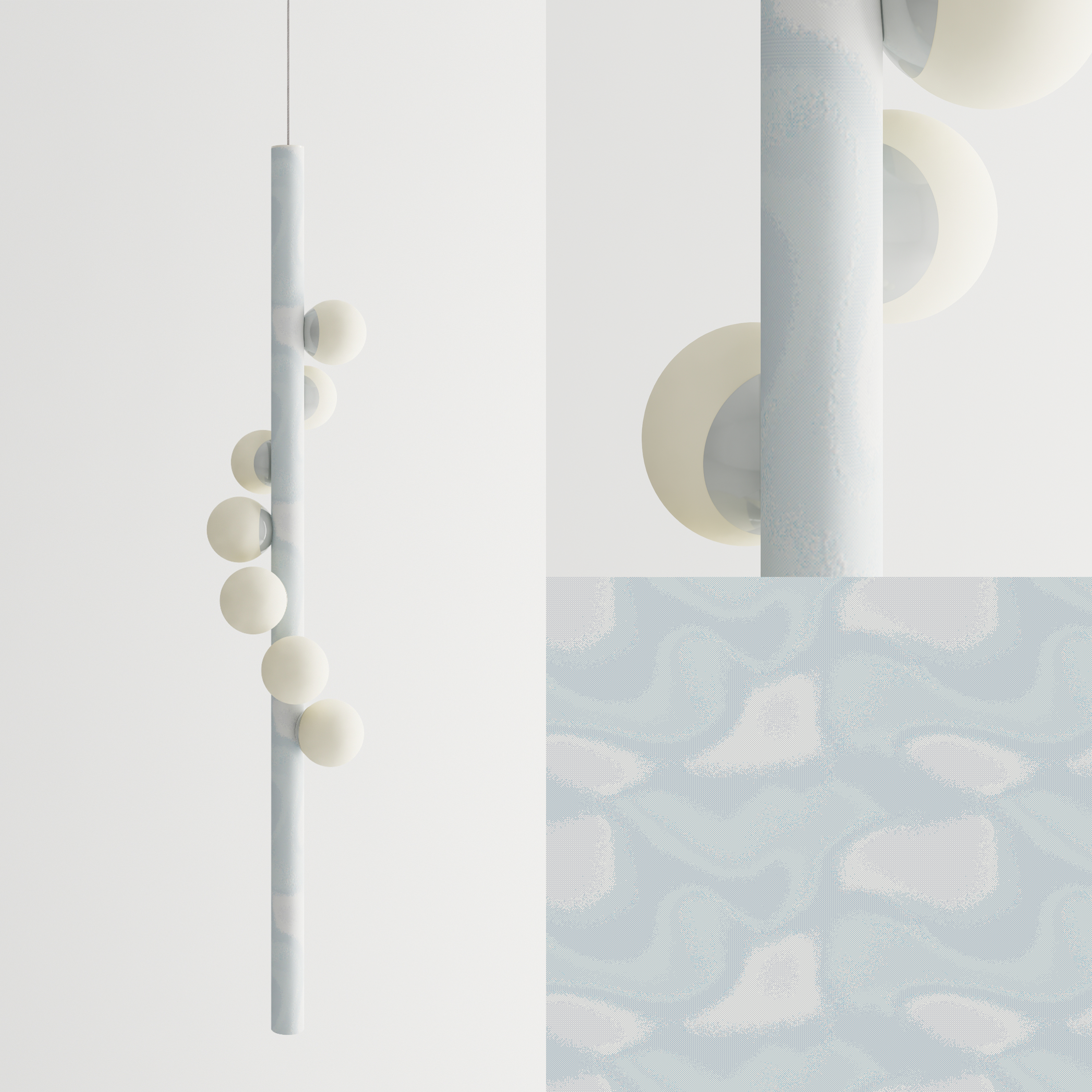 Willow Vertical Pendant - KNIT series