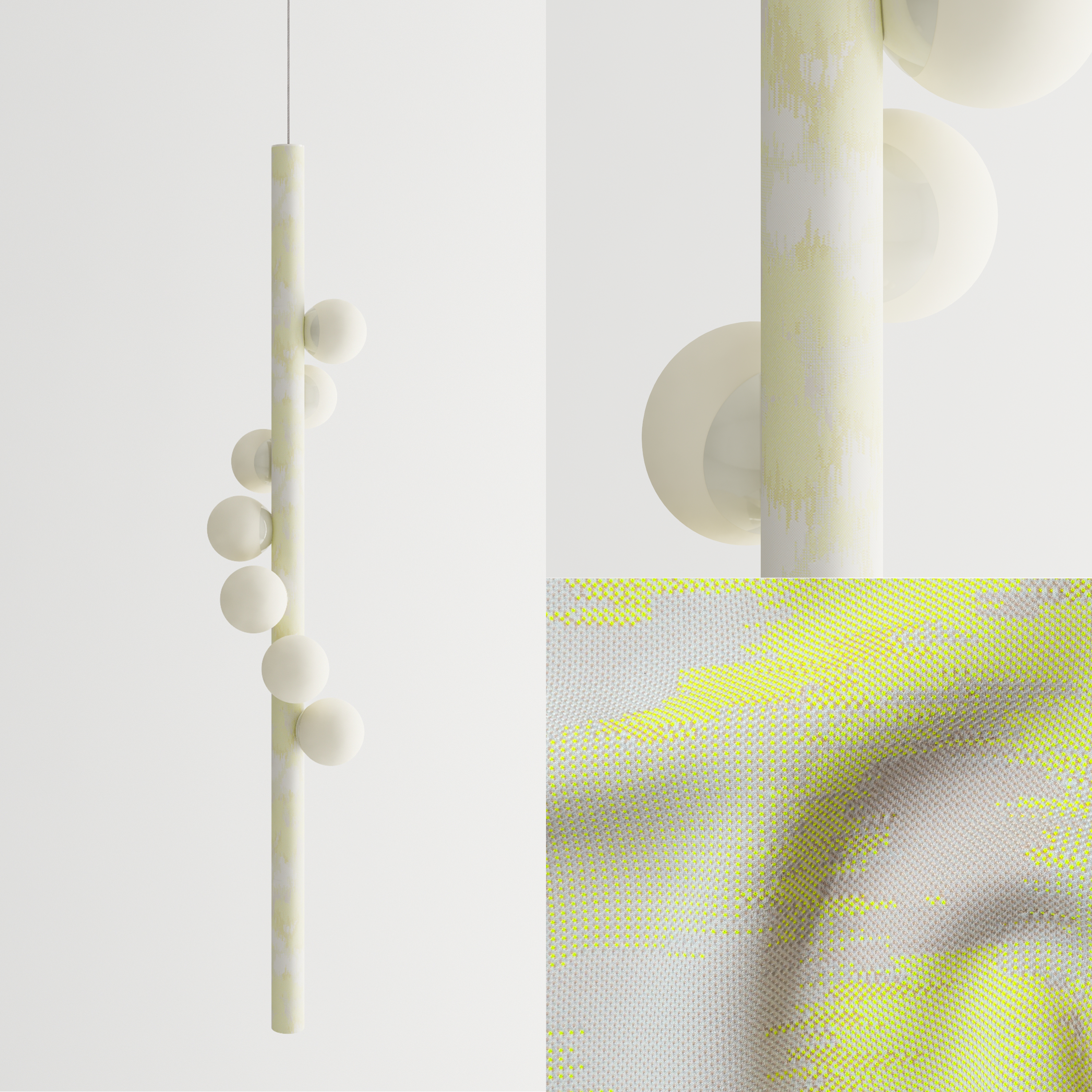 Willow Vertical Pendant - KNIT series