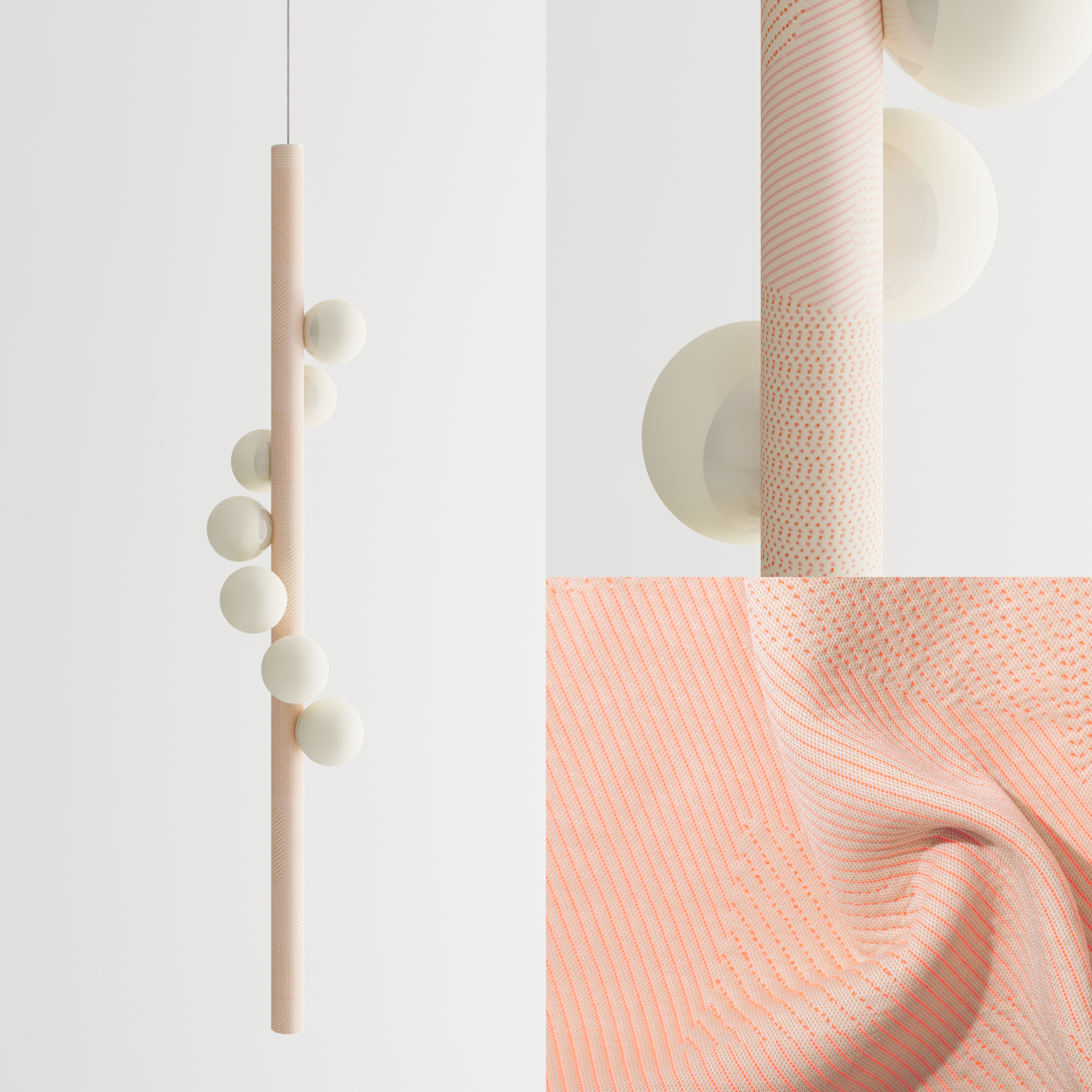 Willow Vertical Pendant - KNIT series