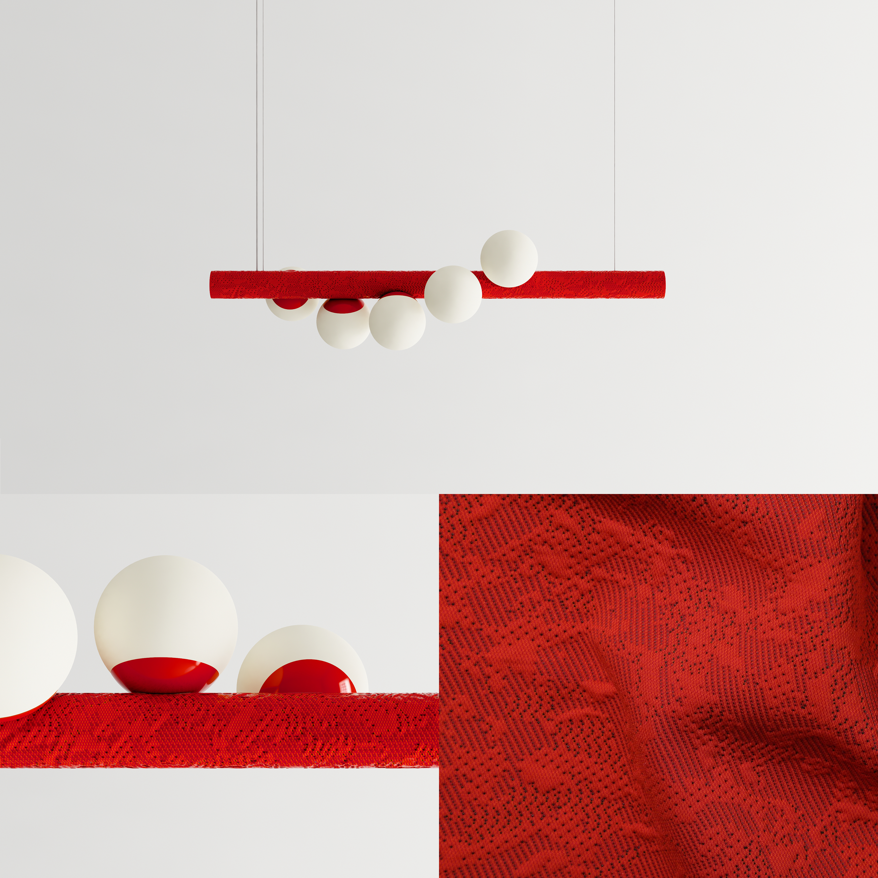 Willow Horizontal Pendant - KNIT series