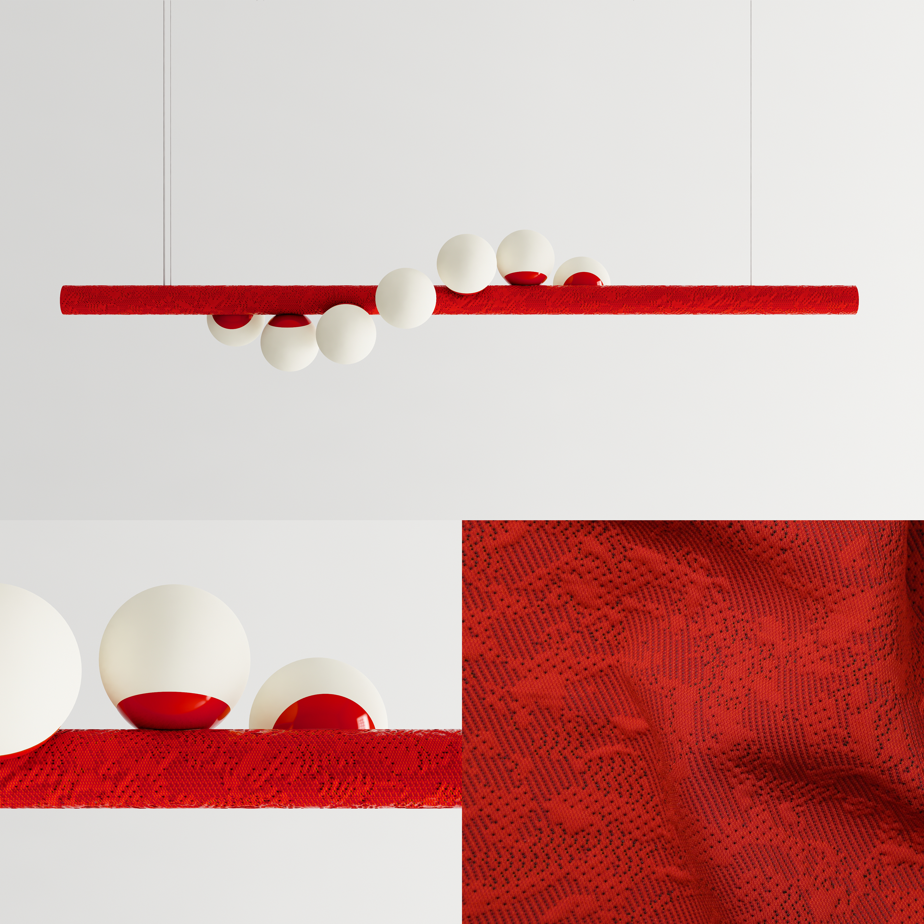 Willow Horizontal Pendant - KNIT series