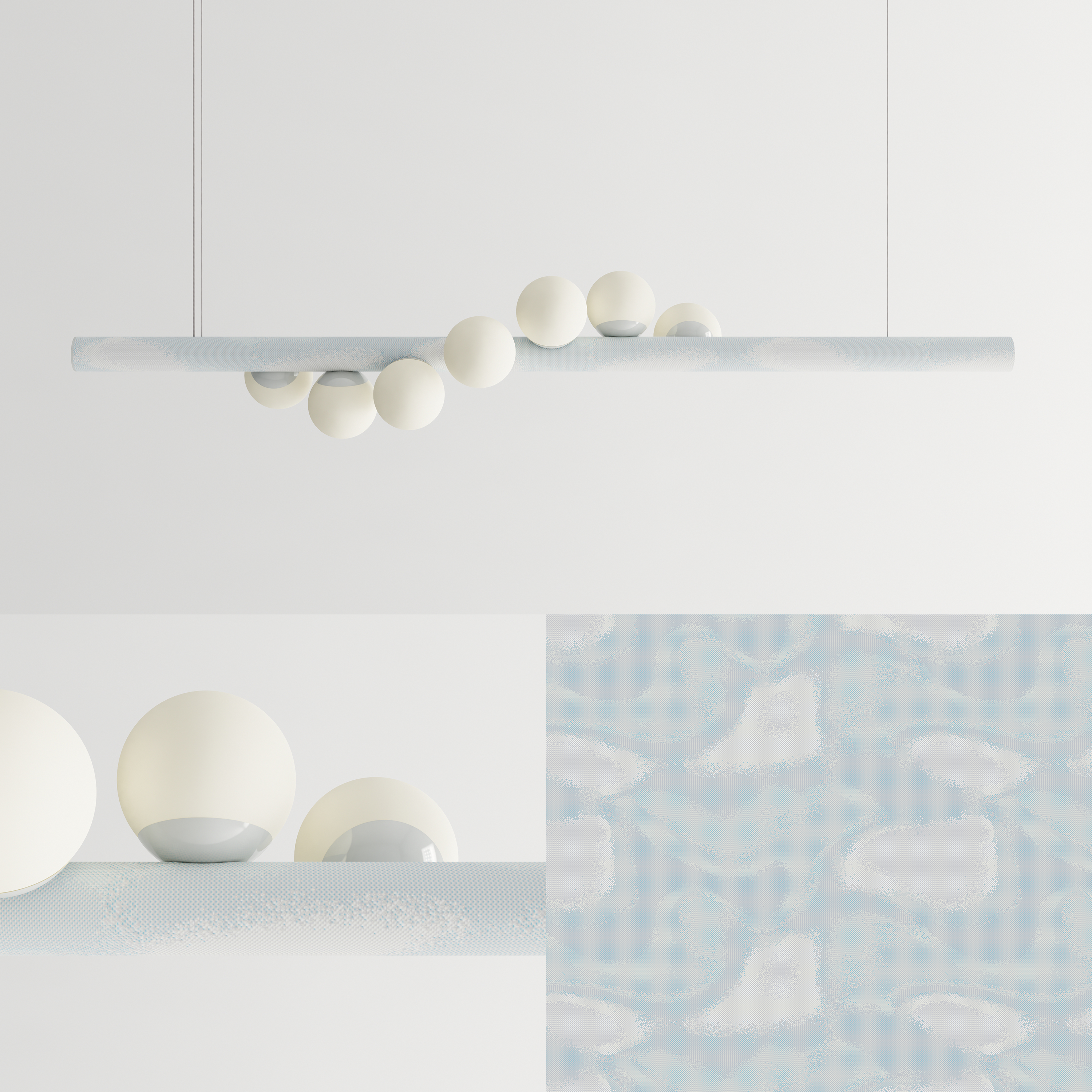 Willow Horizontal Pendant - KNIT series