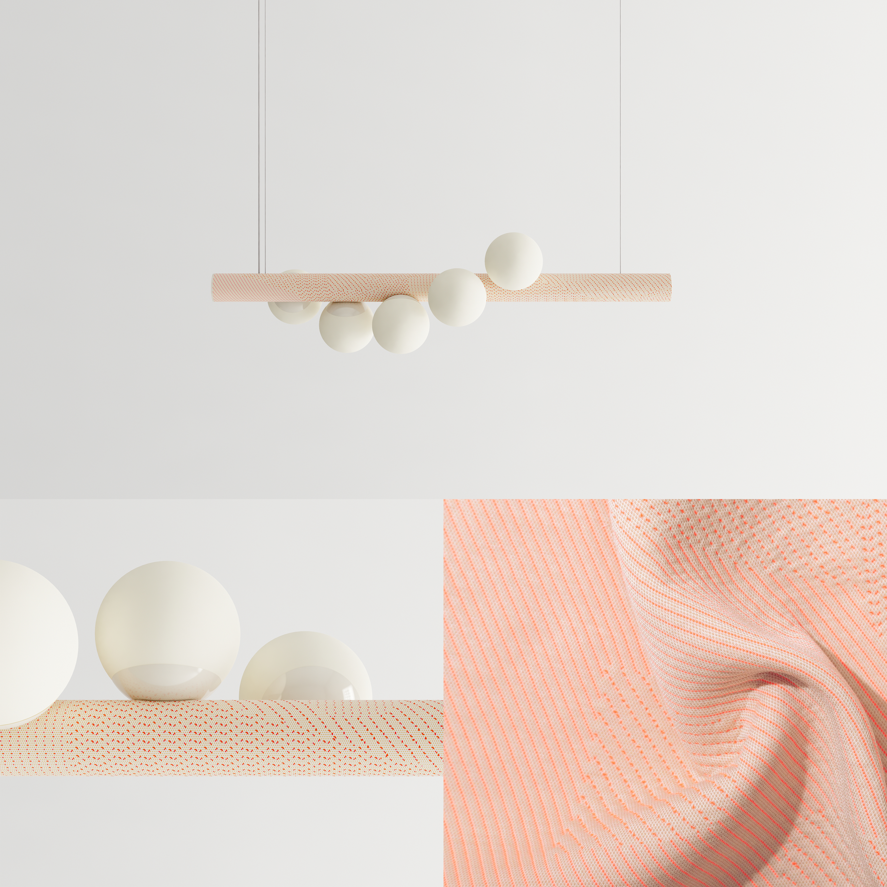 Willow Horizontal Pendant - KNIT series