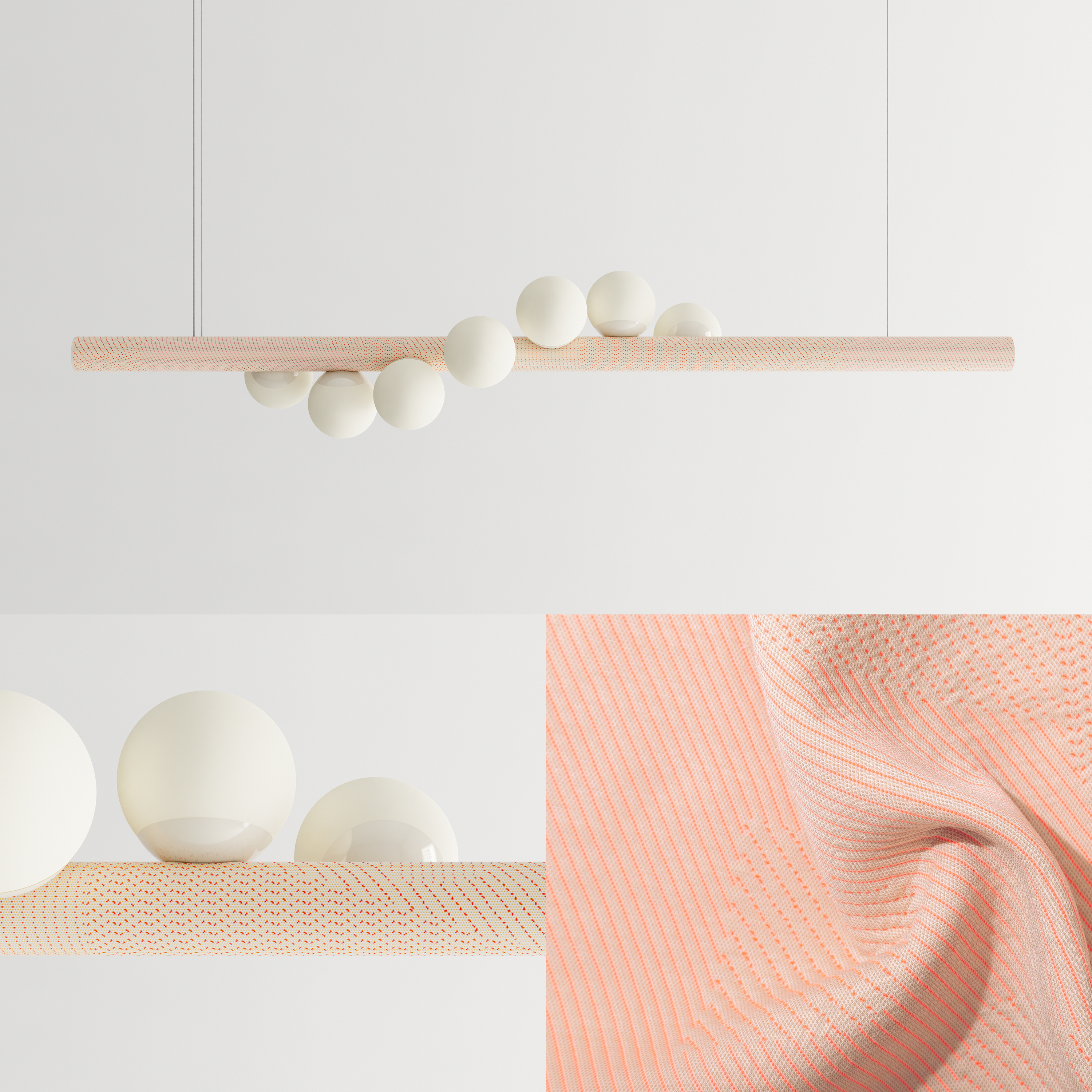 Willow Horizontal Pendant - KNIT series