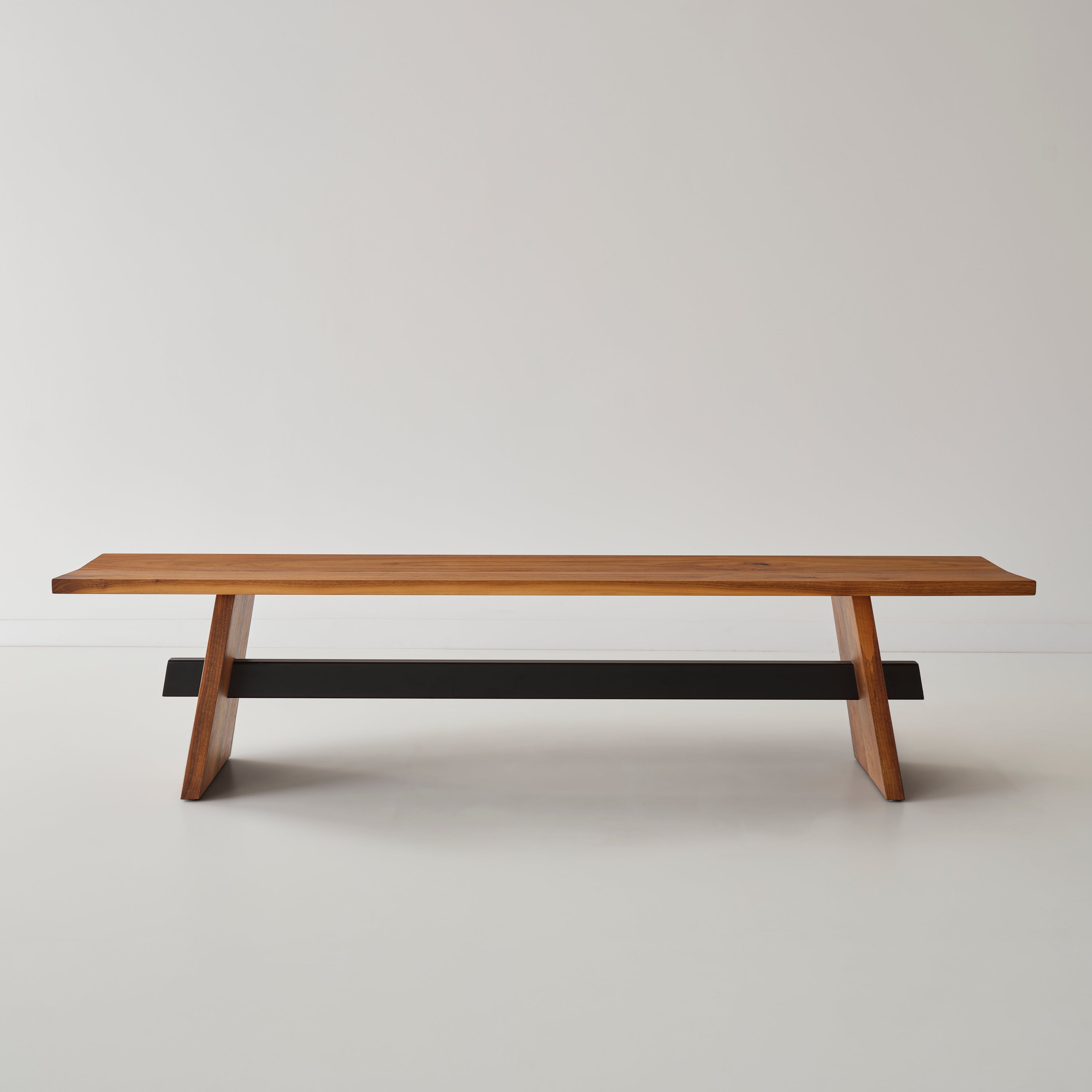 hollis morris isthmus bench walnut black