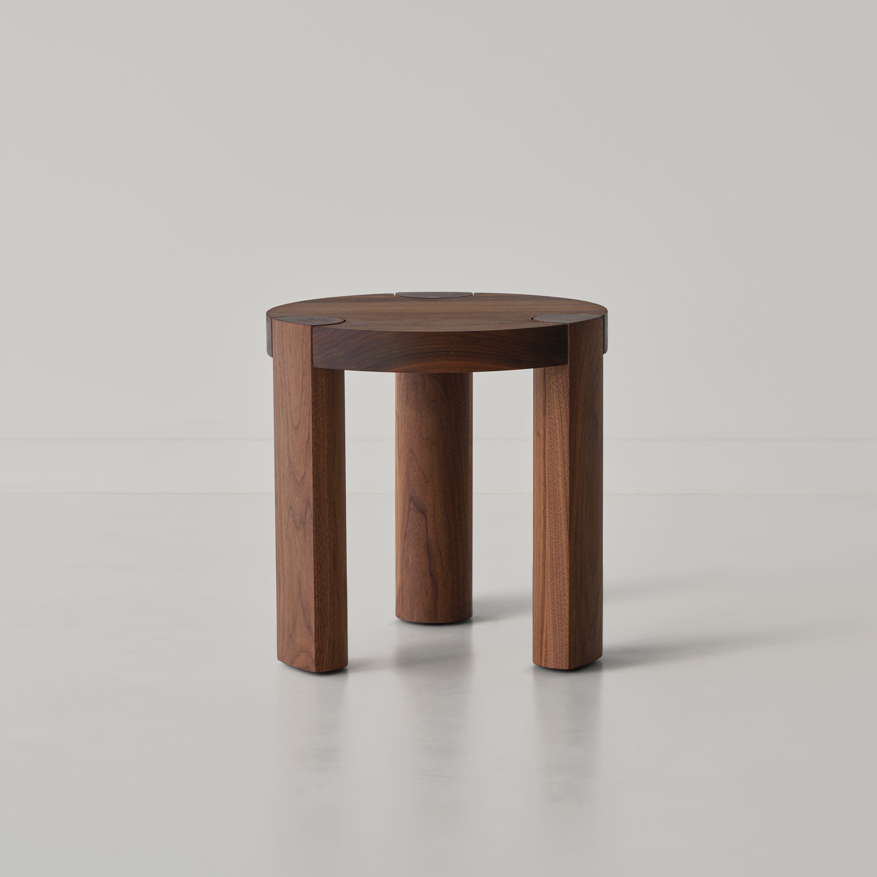 hollis morris levee side table walnut