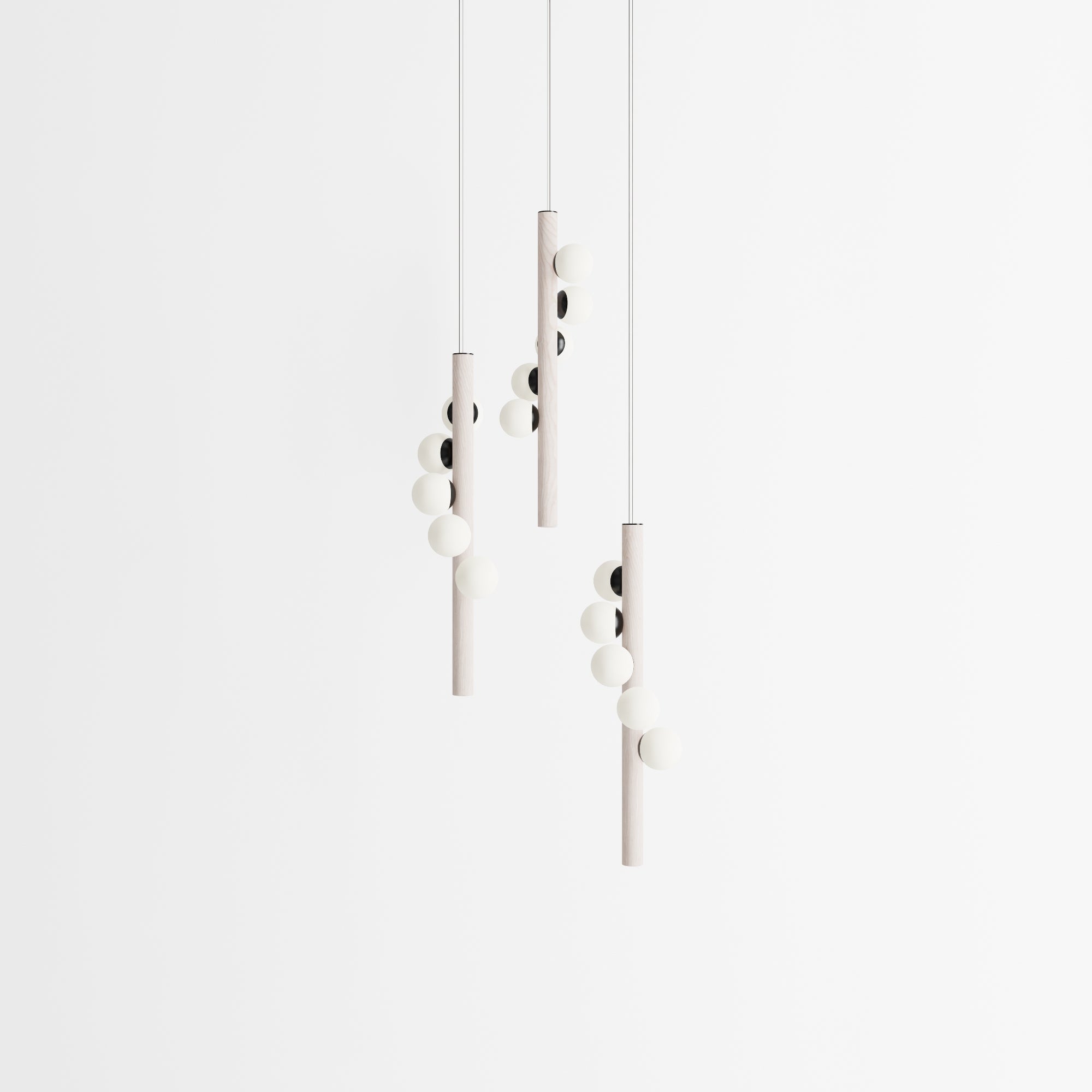 Willow Vertical Pendant Trio