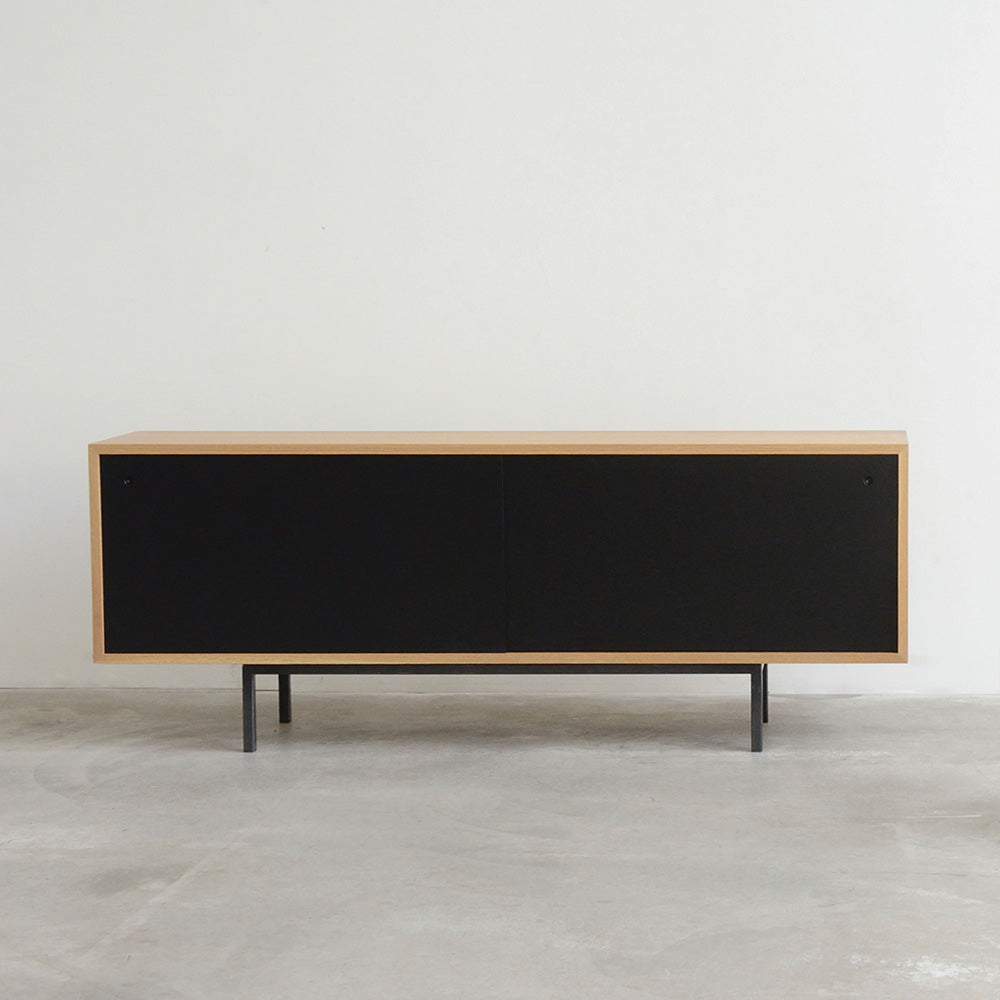 hollis morris fairbanks sideboard large w.oak natural black