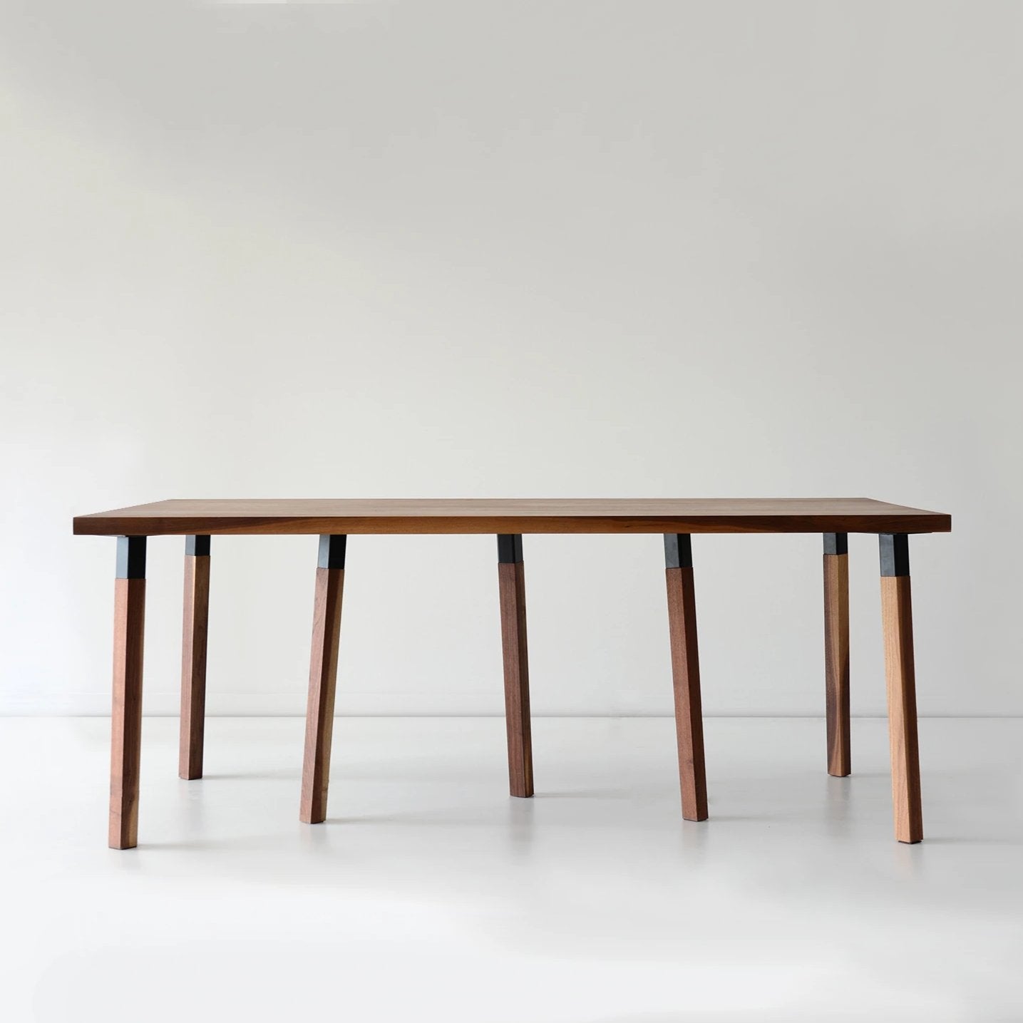 hollis morris pier dining table walnut black