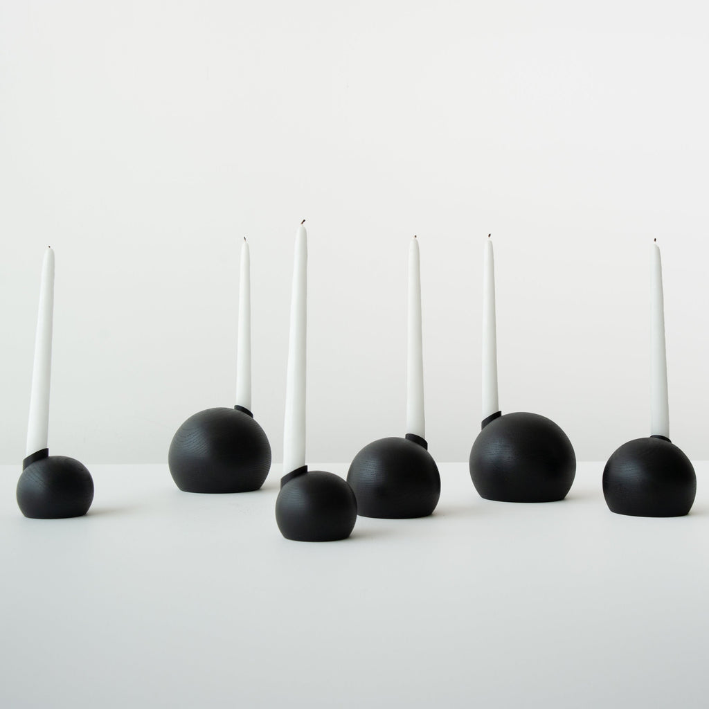 Limited Edition Pebble Candle Holder Trio