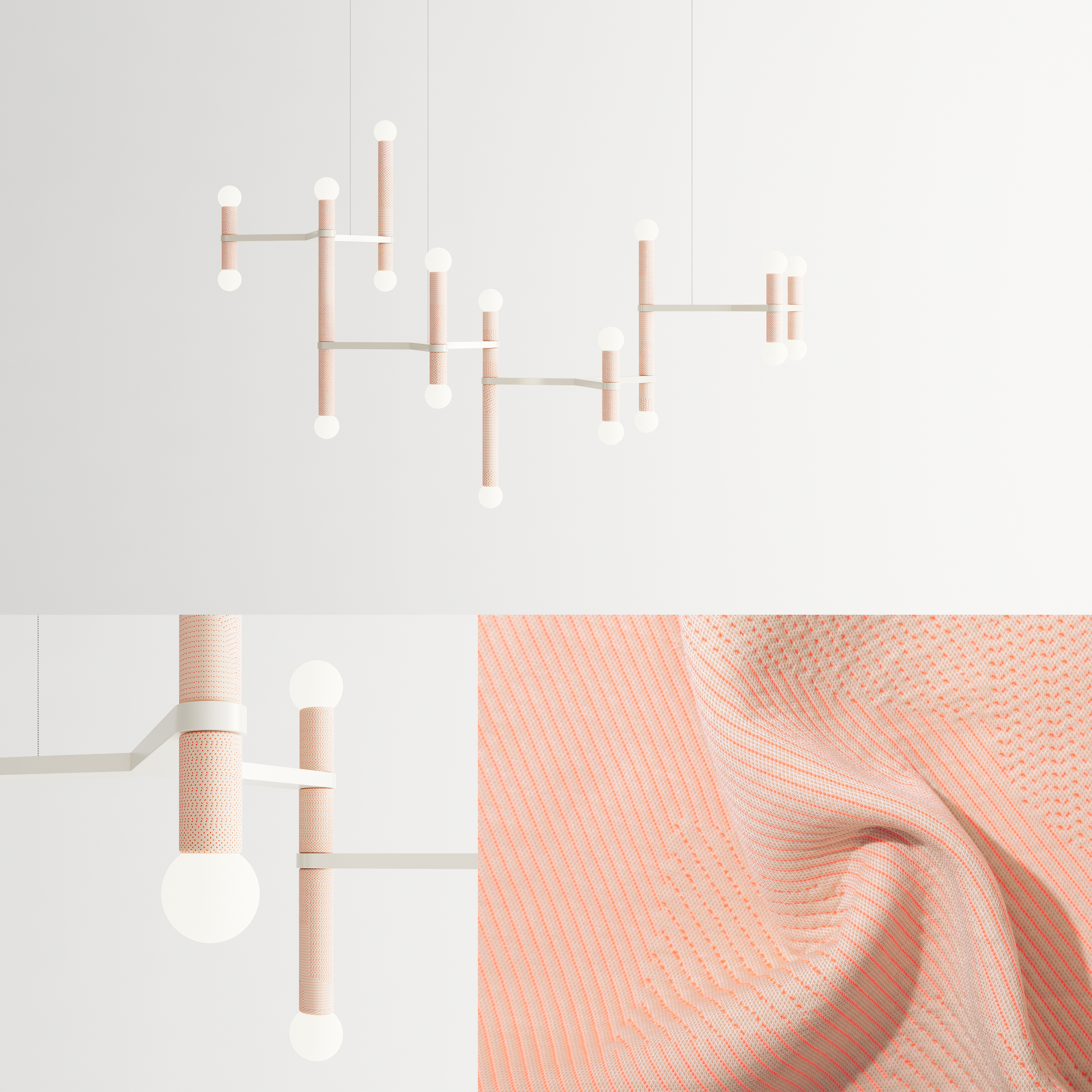 Molecule Pendant - KNIT series