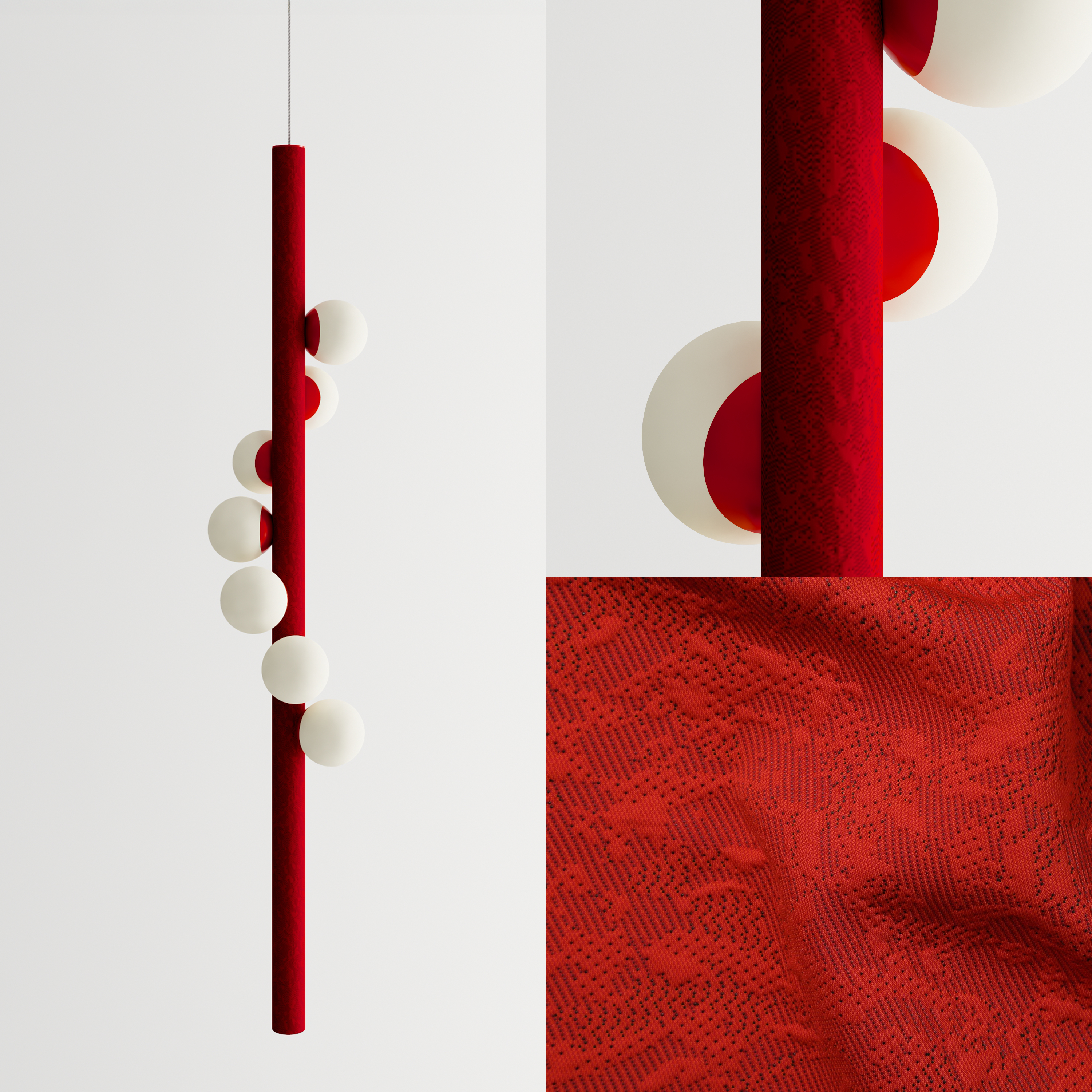 Willow Vertical Pendant - KNIT series