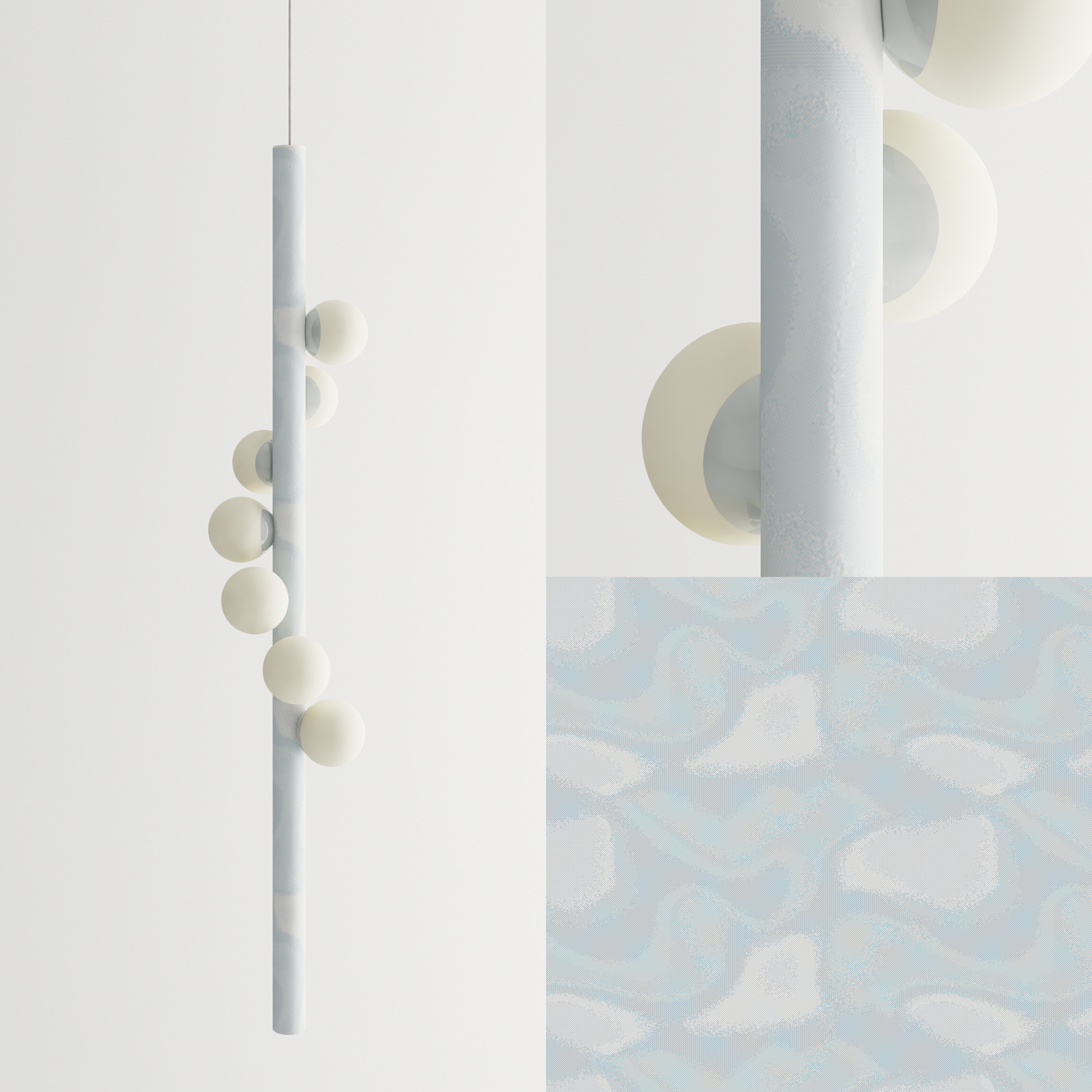 Willow Vertical Pendant - KNIT series