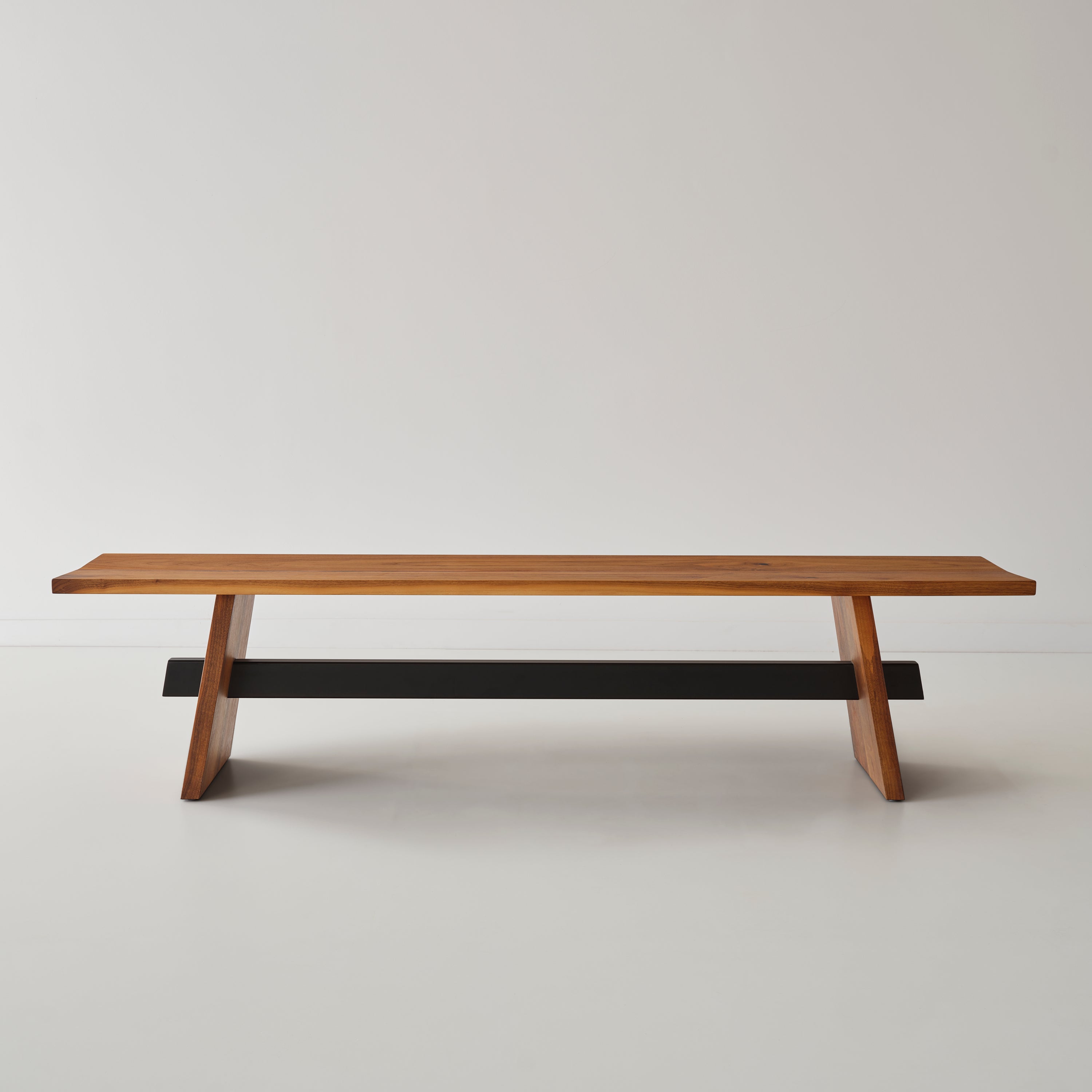 hollis morris isthmus bench large walnut black