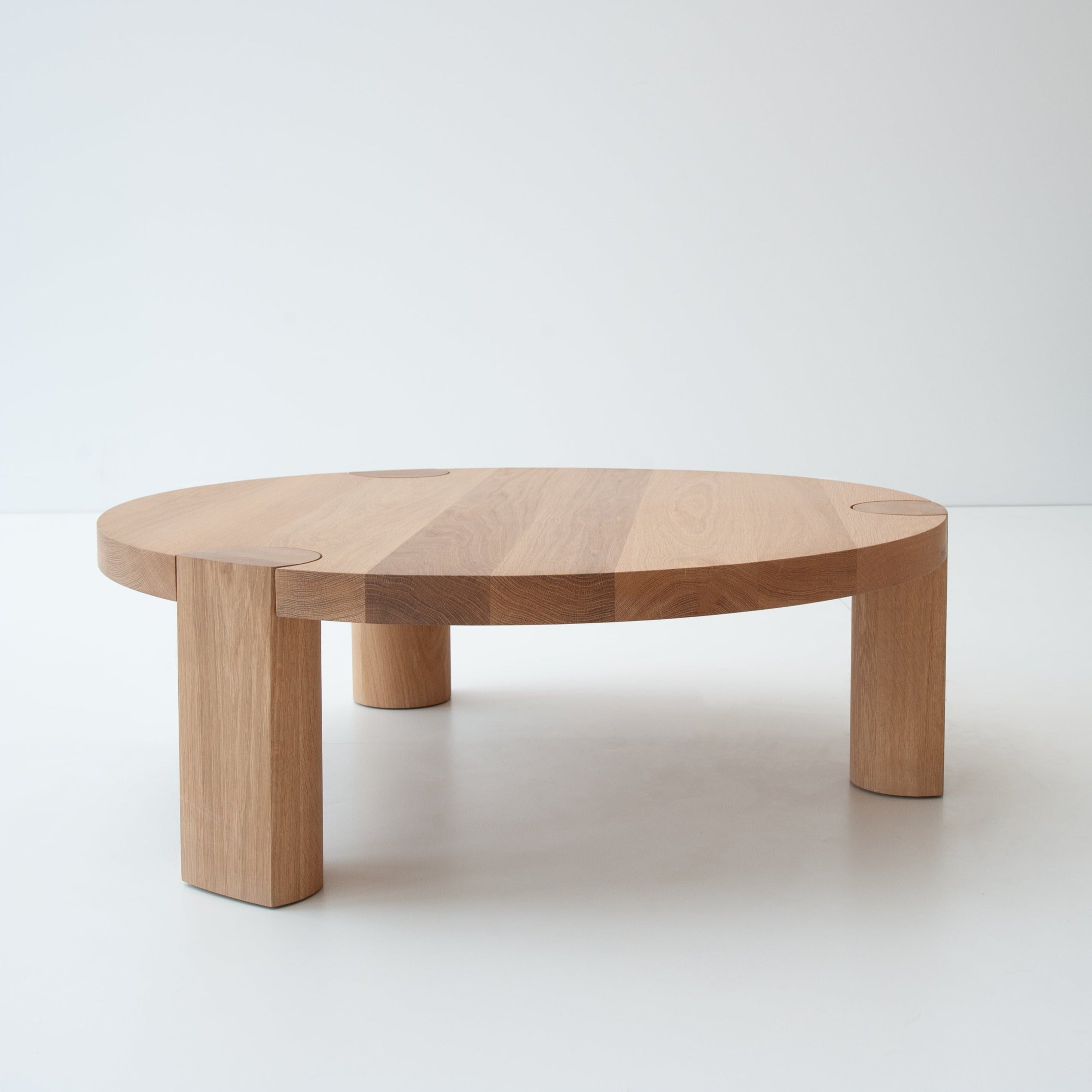hollis morris levee coffee table w.oak white