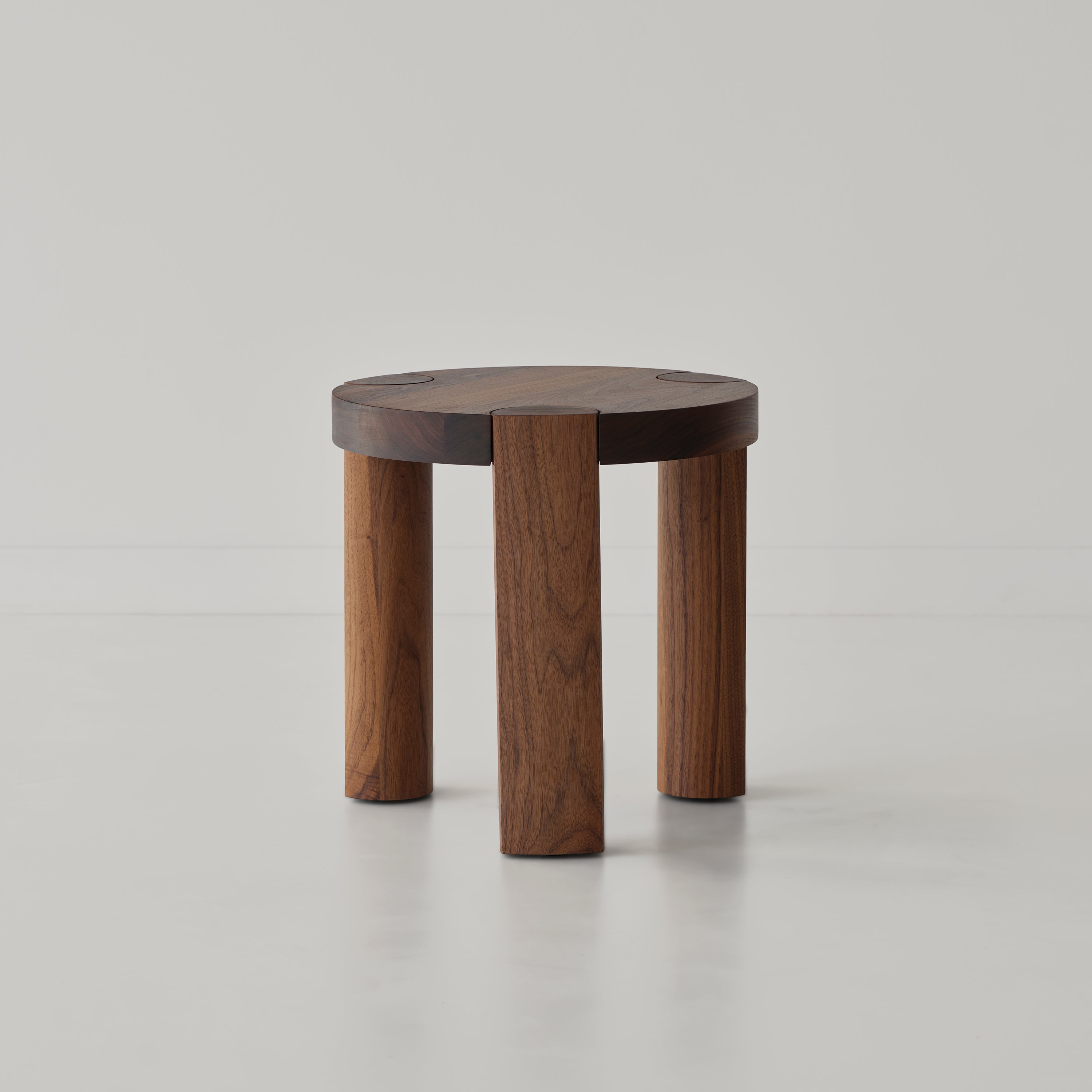hollis morris levee side table walnut