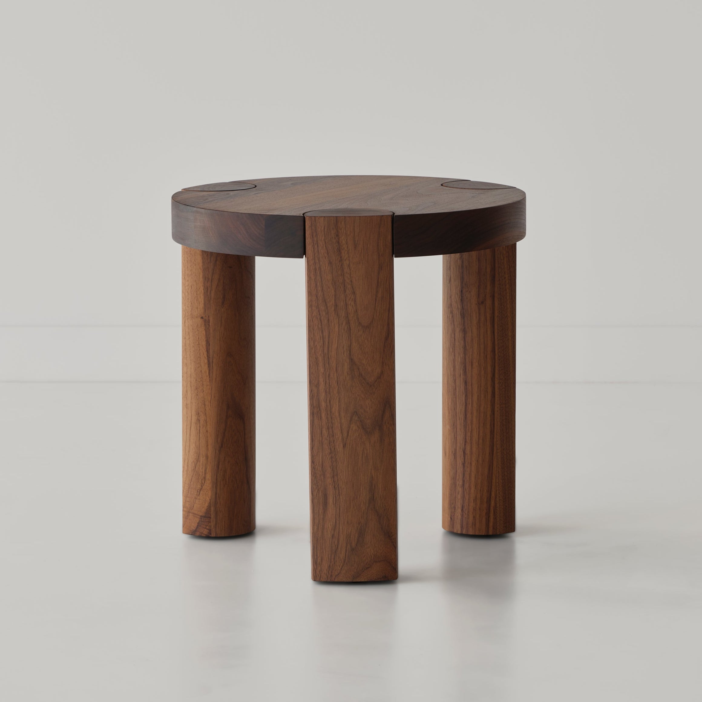 hollis morris levee side table walnut sidetable