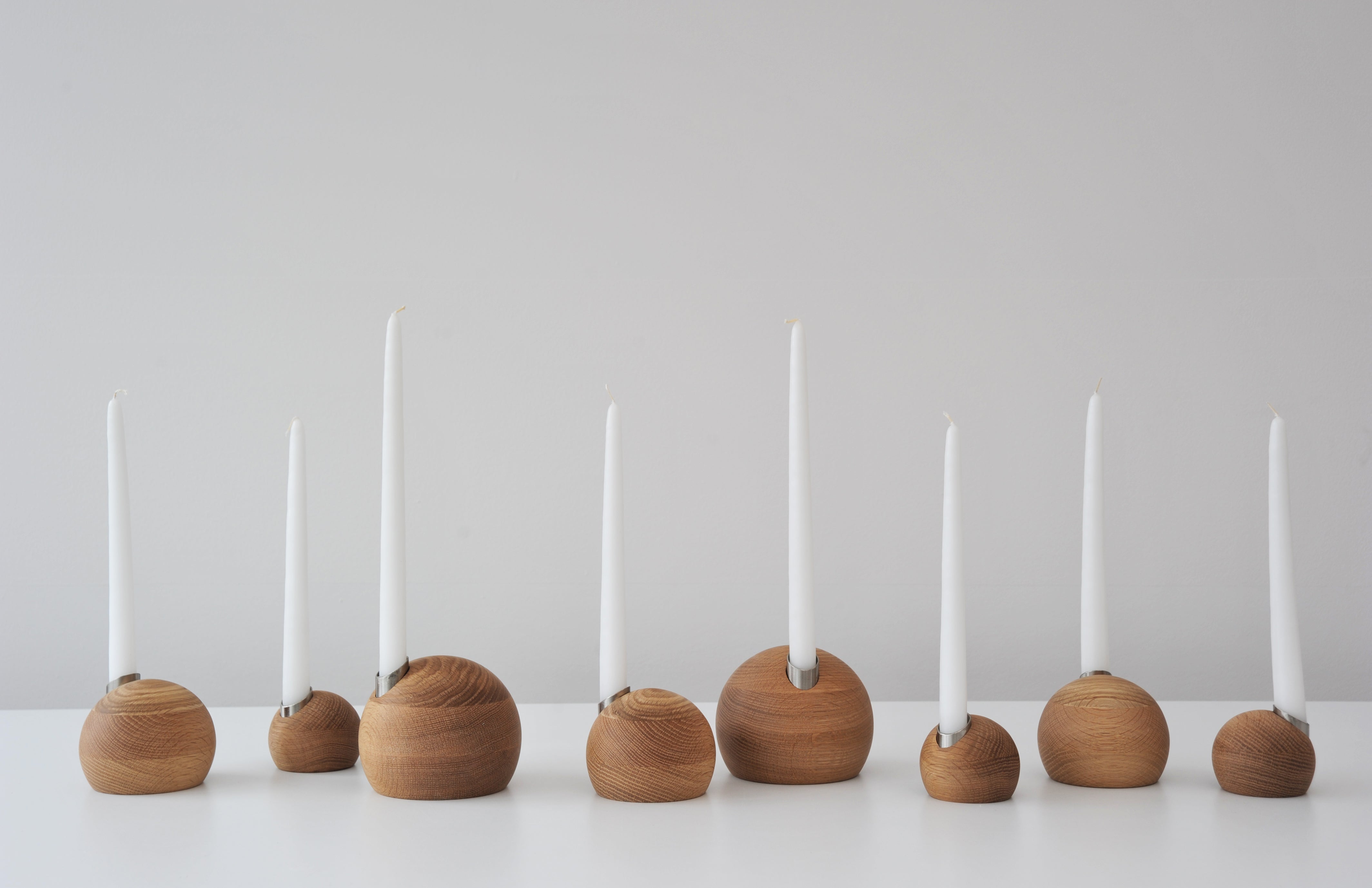 Pebble Candle Holder Trio