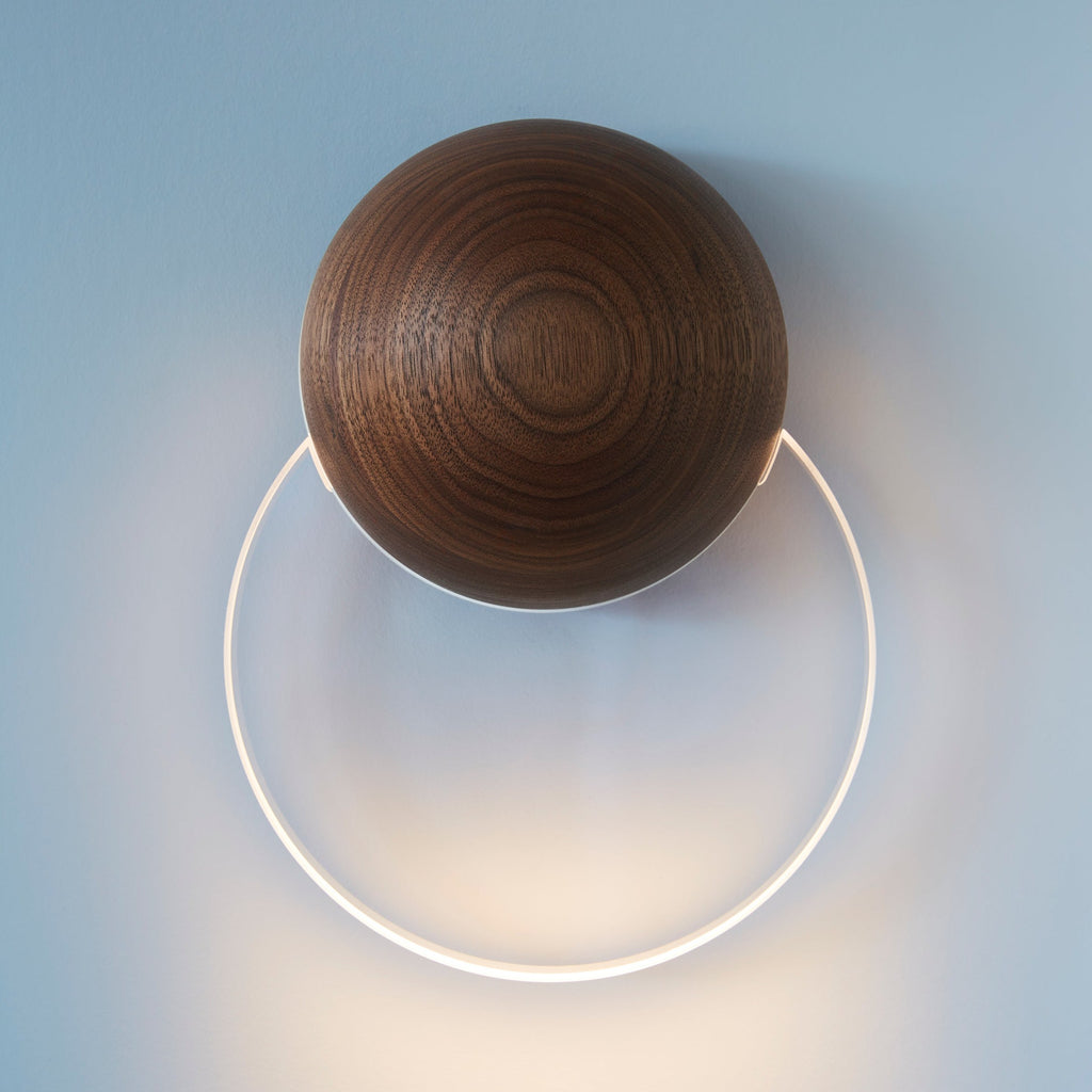 hollis morris anchor sconce walnut clear detail